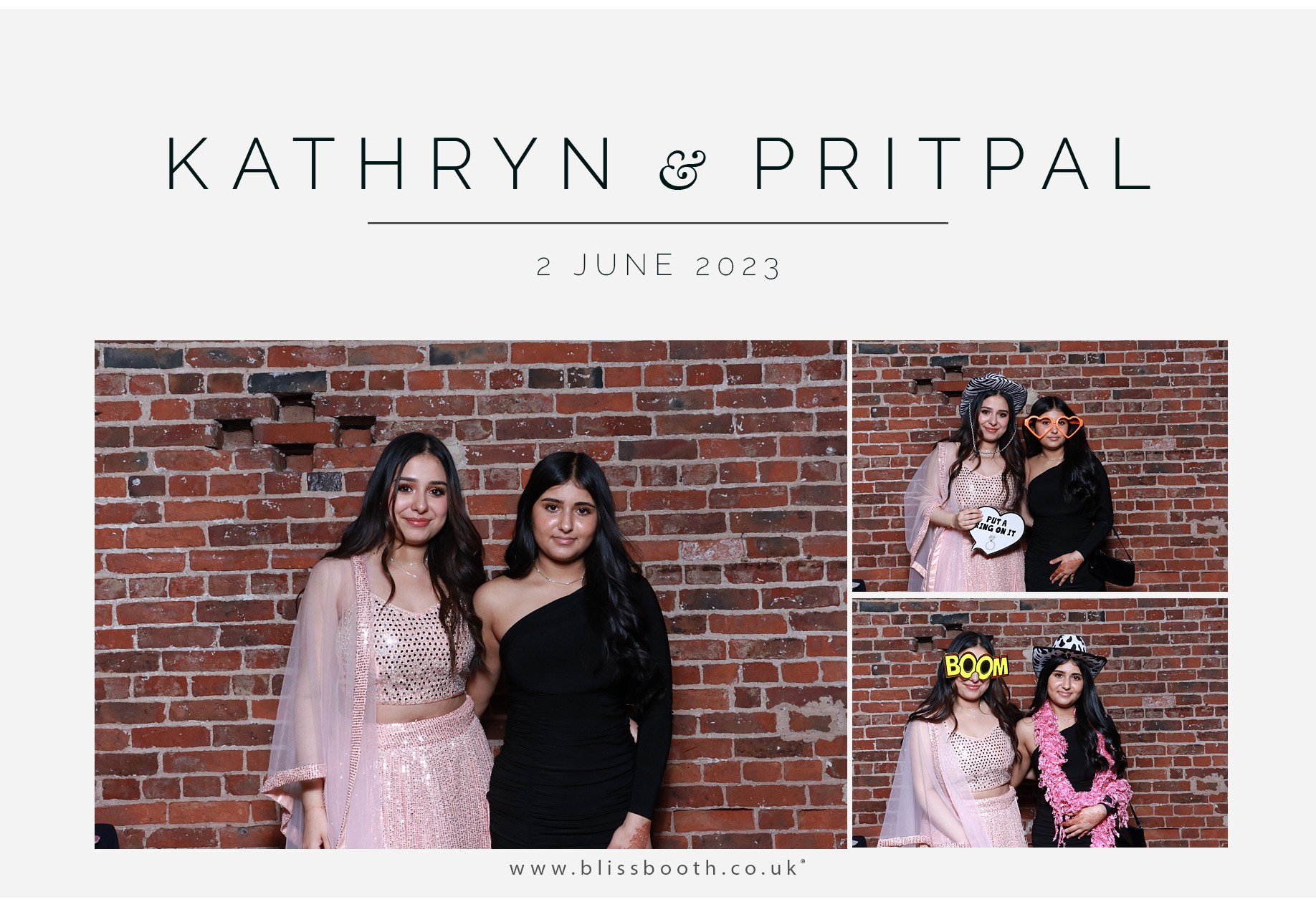 Kathryn & Pritpal | View more photos from the event at gallery.blissbooth.co.uk/u/BlissBooth/Kathryn-Pritpal