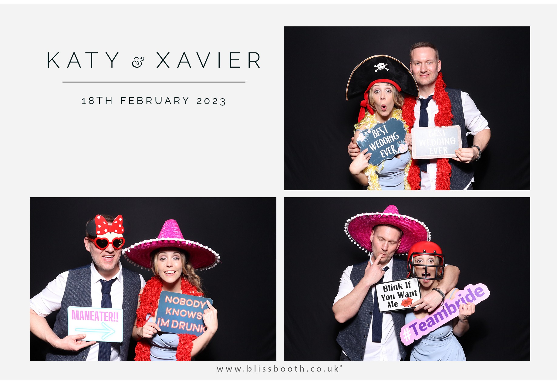 Katy & Xavier | View more photos from the event at gallery.blissbooth.co.uk/u/BlissBooth/Katy-Xavier