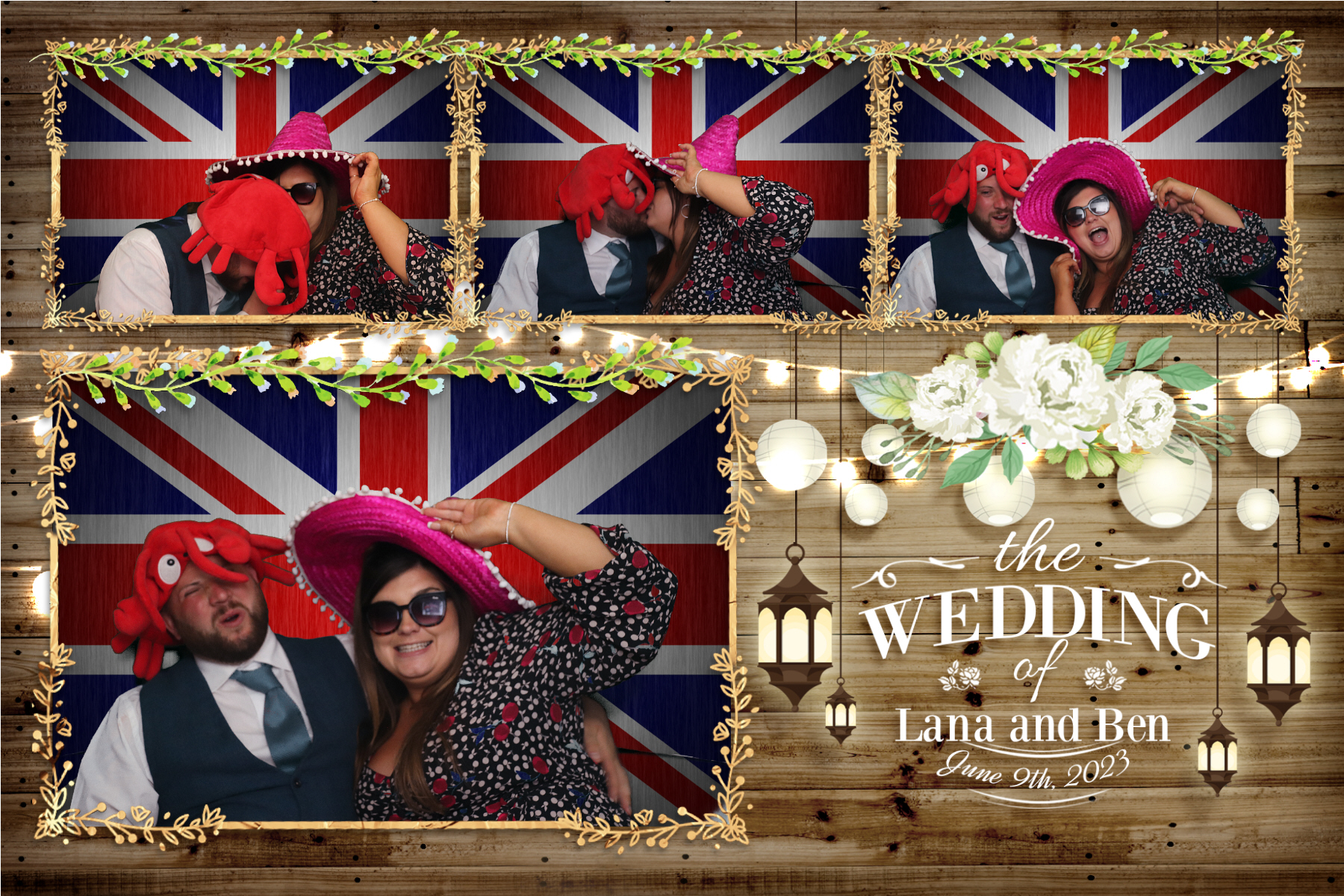 Lana and Ben | View more photos from the event at gallery.blissbooth.co.uk/u/BlissBooth/Lana-and-Ben