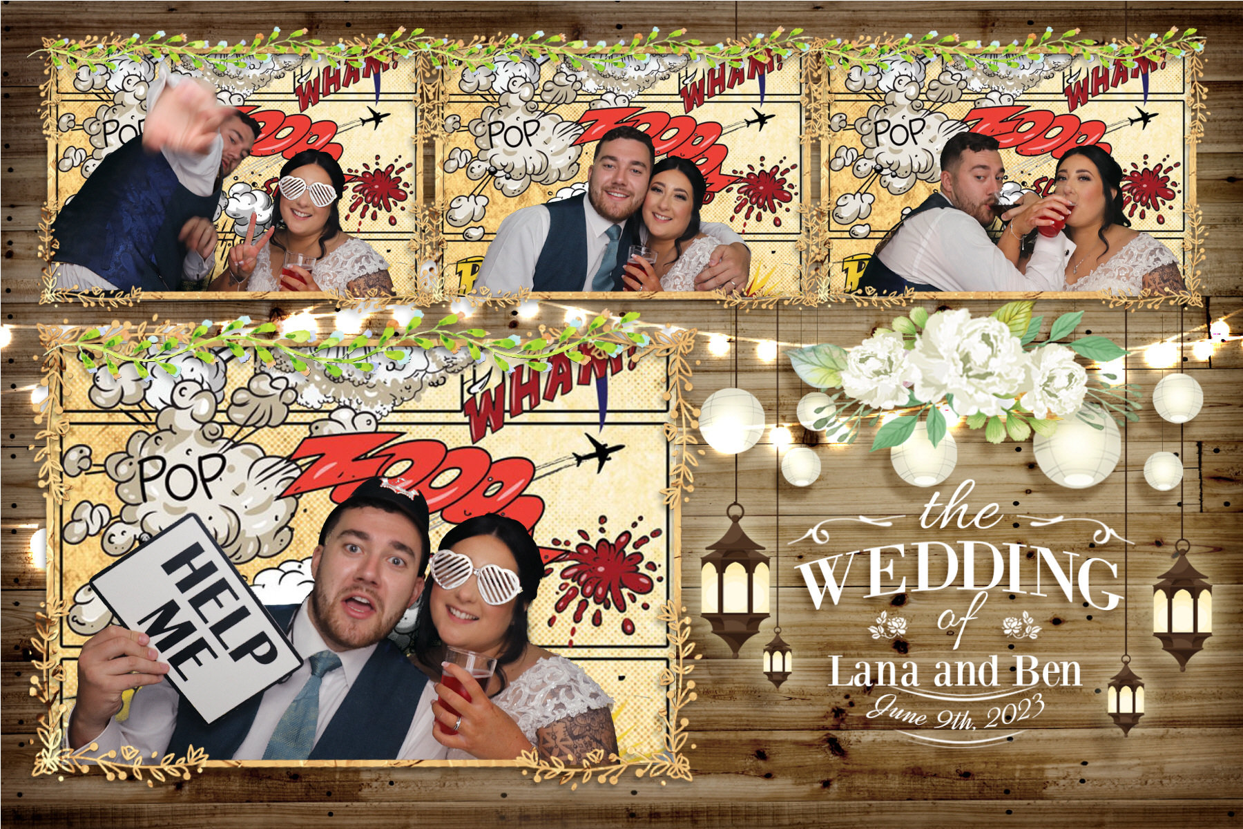Lana and Ben | View more photos from the event at gallery.blissbooth.co.uk/u/BlissBooth/Lana-and-Ben