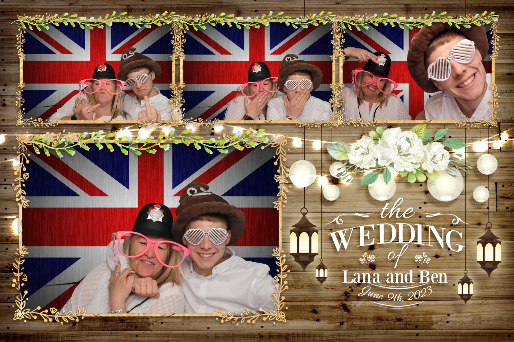 Lana and Ben | View more photos from the event at gallery.blissbooth.co.uk/u/BlissBooth/Lana-and-Ben
