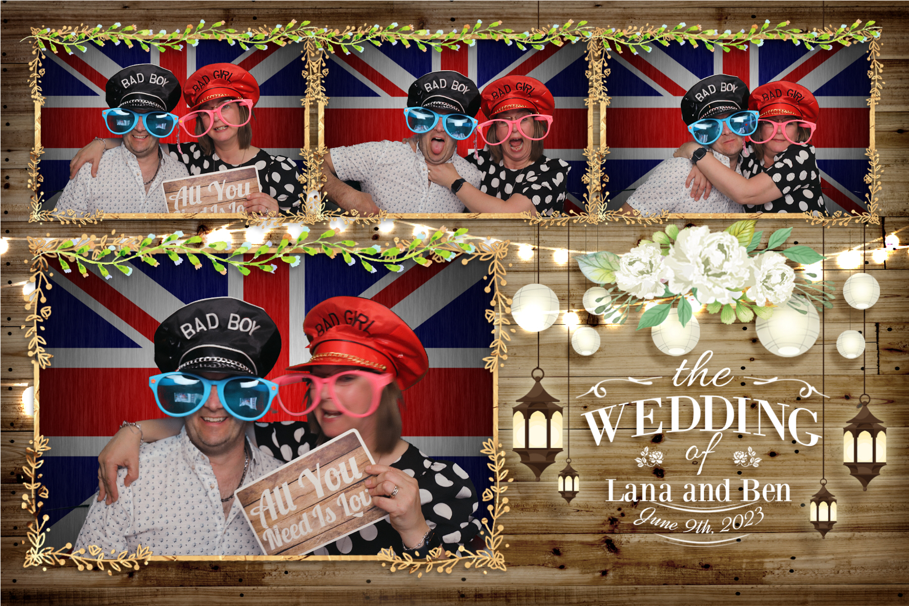 Lana and Ben | View more photos from the event at gallery.blissbooth.co.uk/u/BlissBooth/Lana-and-Ben