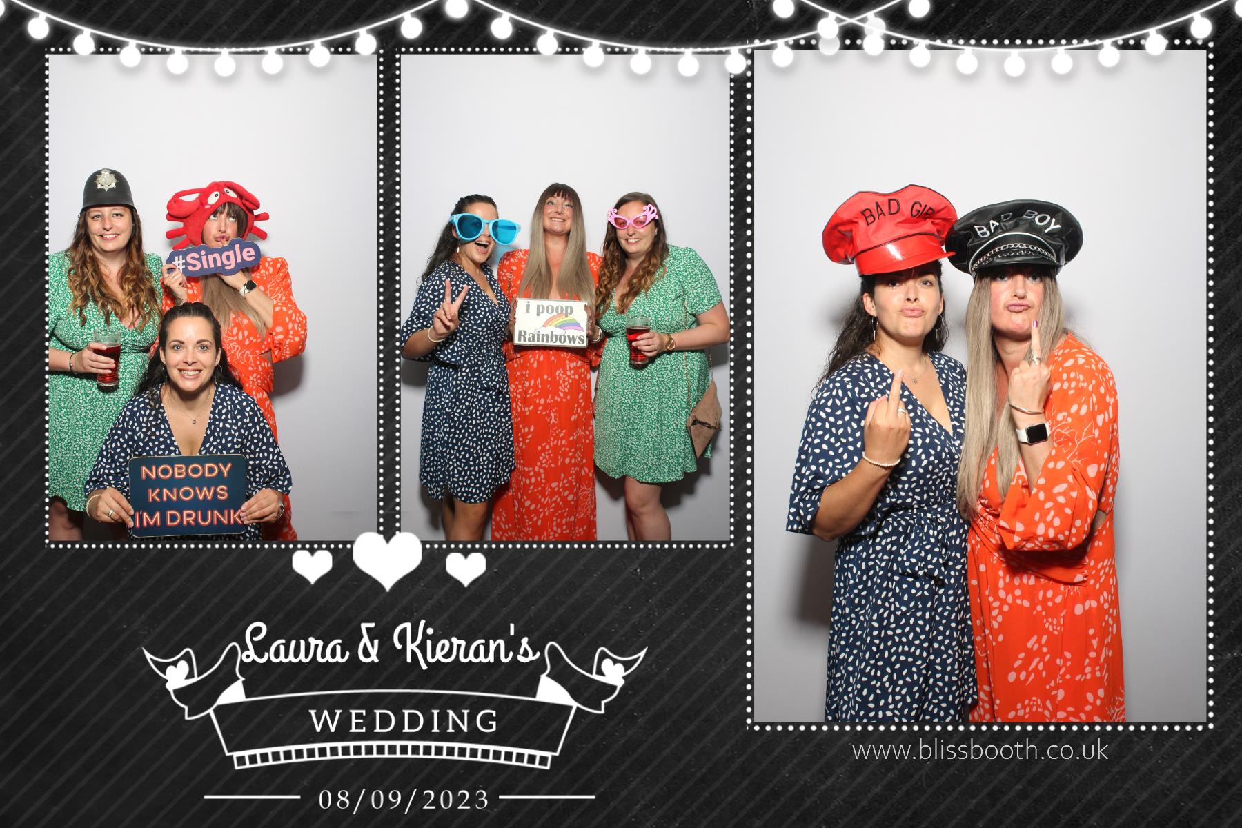 Laura and Kieran | View more photos from the event at gallery.blissbooth.co.uk/u/BlissBooth/Laura-and-Kieran