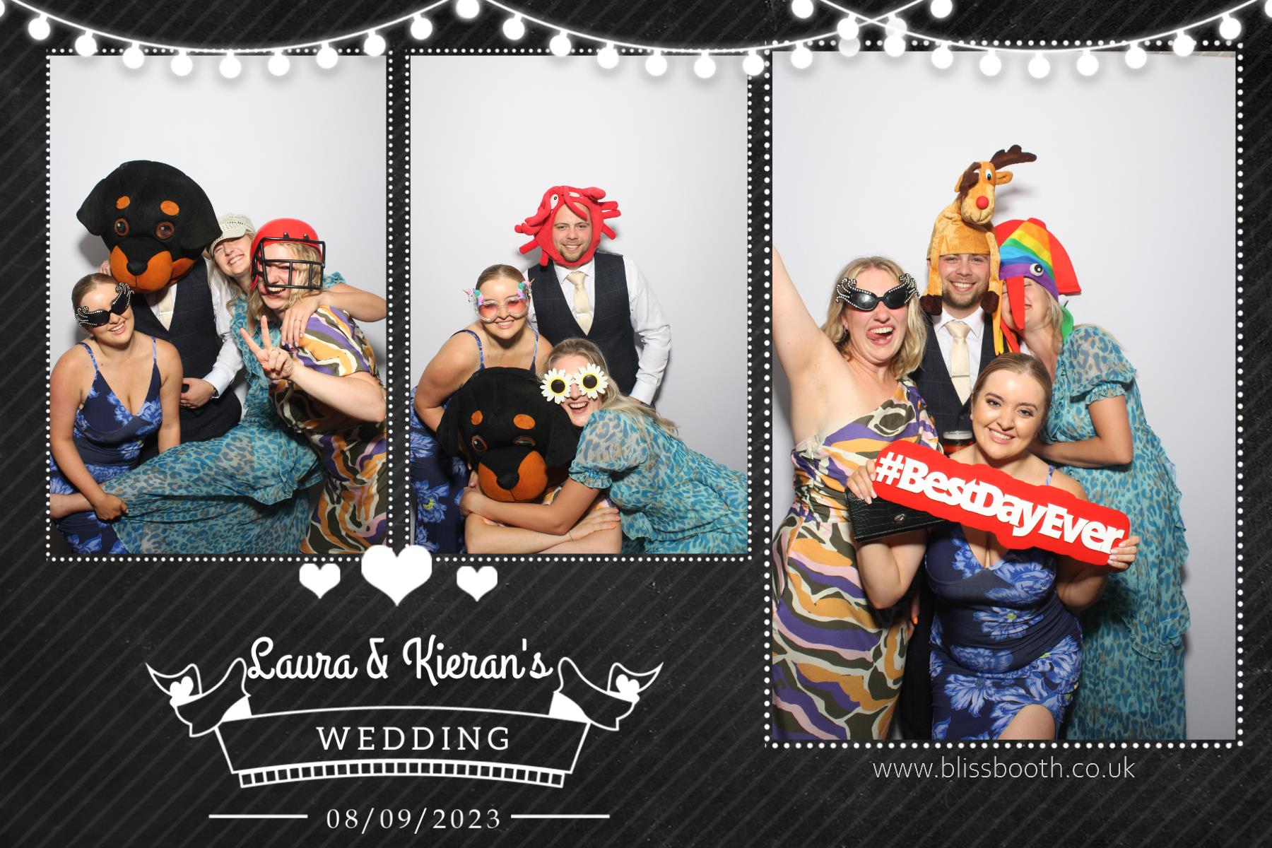 Laura and Kieran | View more photos from the event at gallery.blissbooth.co.uk/u/BlissBooth/Laura-and-Kieran