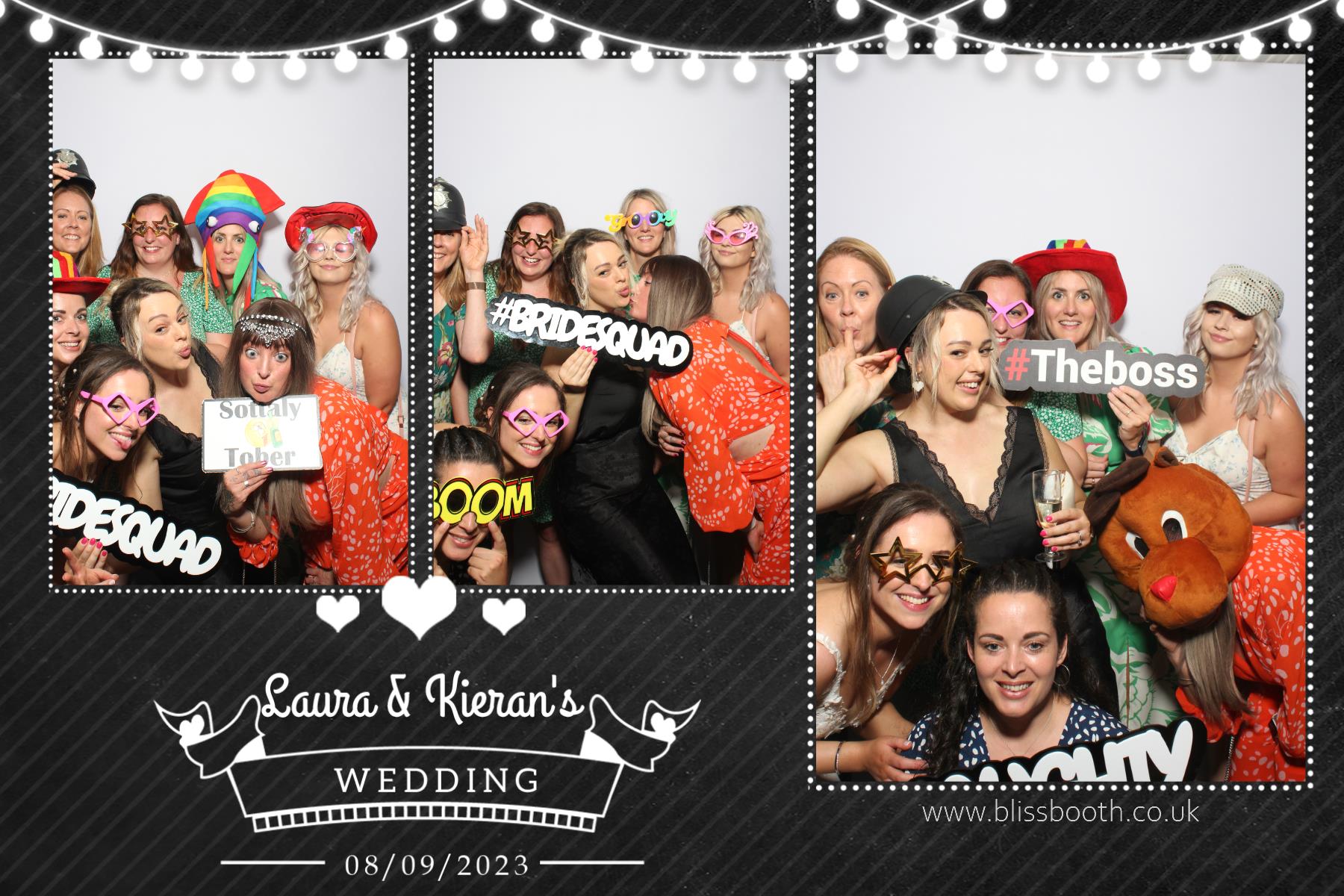 Laura and Kieran | View more photos from the event at gallery.blissbooth.co.uk/u/BlissBooth/Laura-and-Kieran