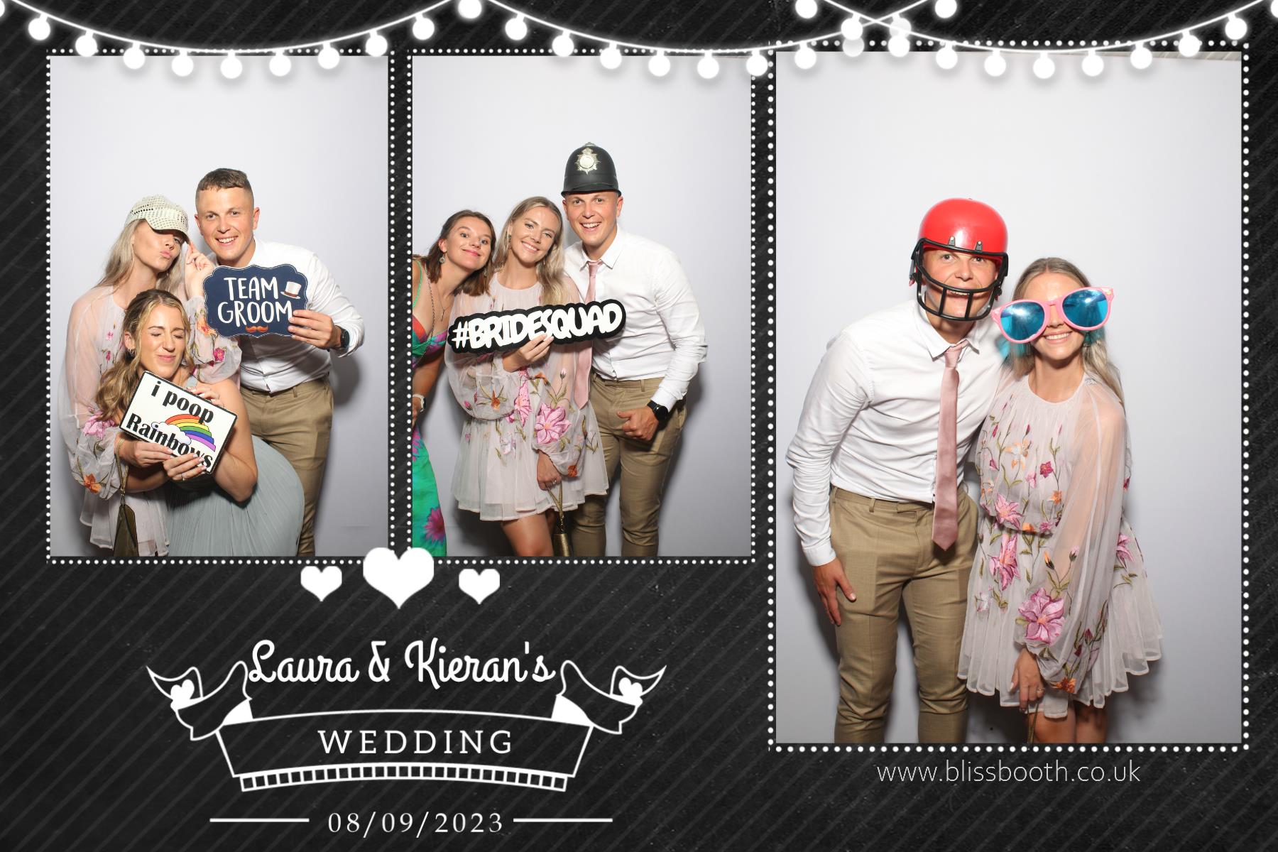 Laura and Kieran | View more photos from the event at gallery.blissbooth.co.uk/u/BlissBooth/Laura-and-Kieran
