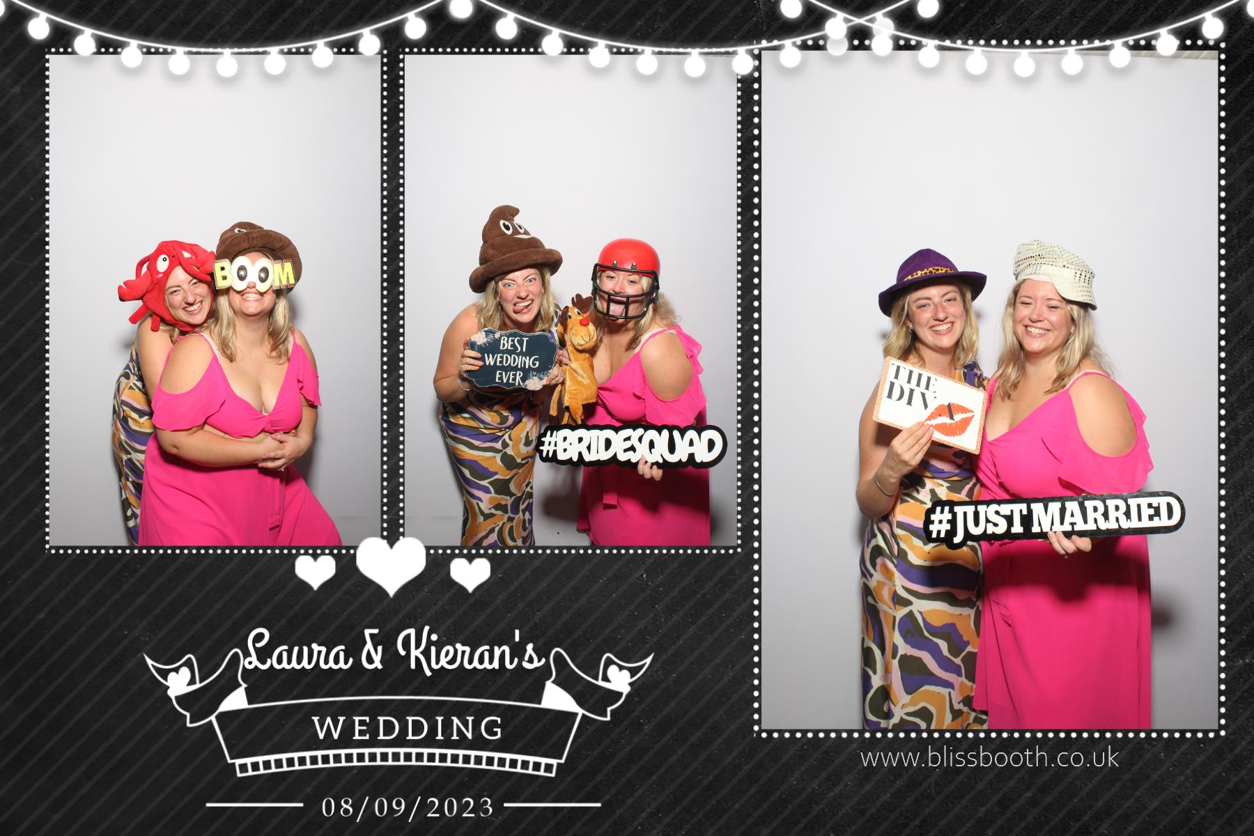 Laura and Kieran | View more photos from the event at gallery.blissbooth.co.uk/u/BlissBooth/Laura-and-Kieran