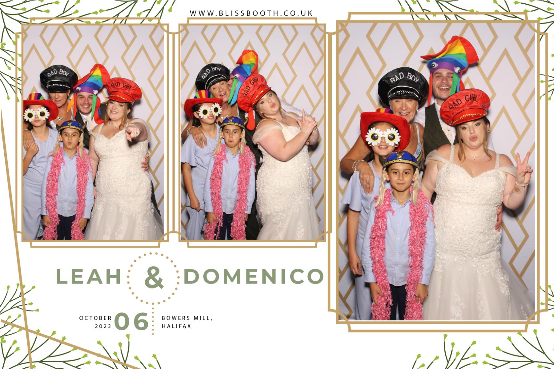 Leah and Domenico | View more photos from the event at gallery.blissbooth.co.uk/u/BlissBooth/Leah-and-Domenico