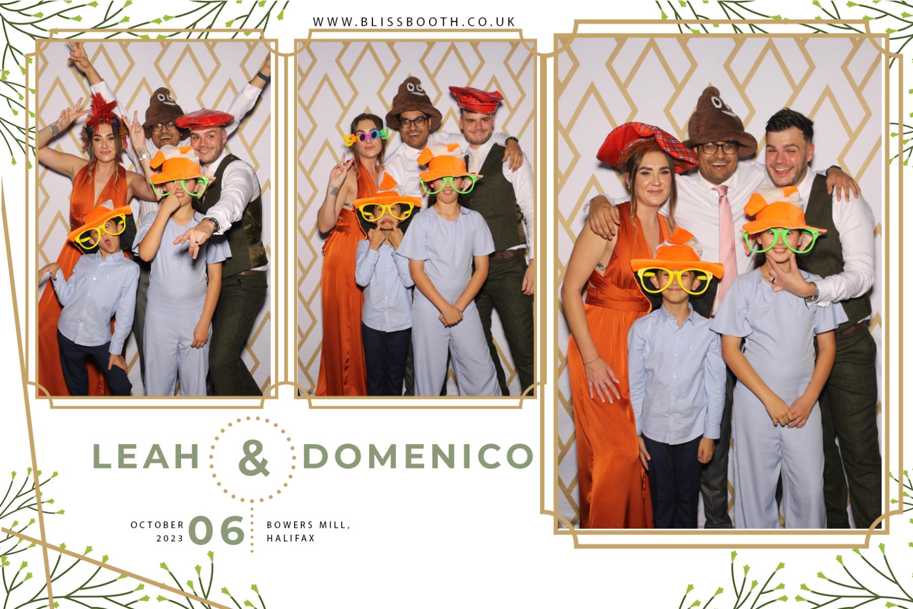 Leah and Domenico | View more photos from the event at gallery.blissbooth.co.uk/u/BlissBooth/Leah-and-Domenico