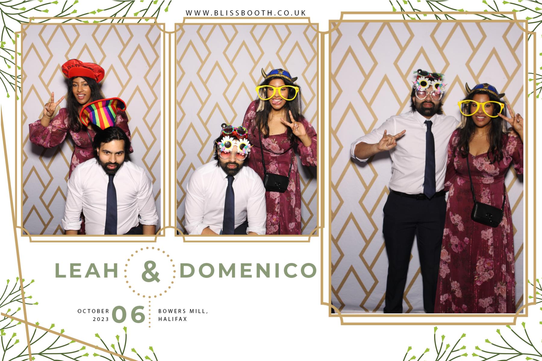 Leah and Domenico | View more photos from the event at gallery.blissbooth.co.uk/u/BlissBooth/Leah-and-Domenico