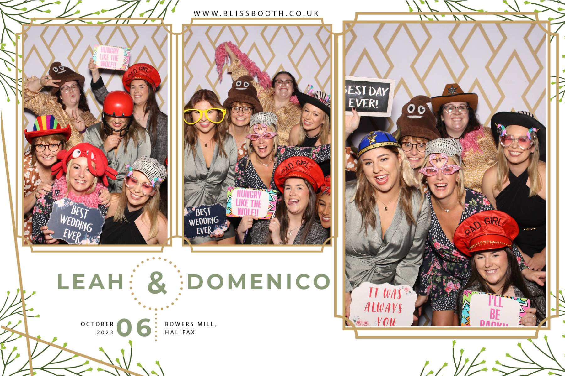 Leah and Domenico | View more photos from the event at gallery.blissbooth.co.uk/u/BlissBooth/Leah-and-Domenico