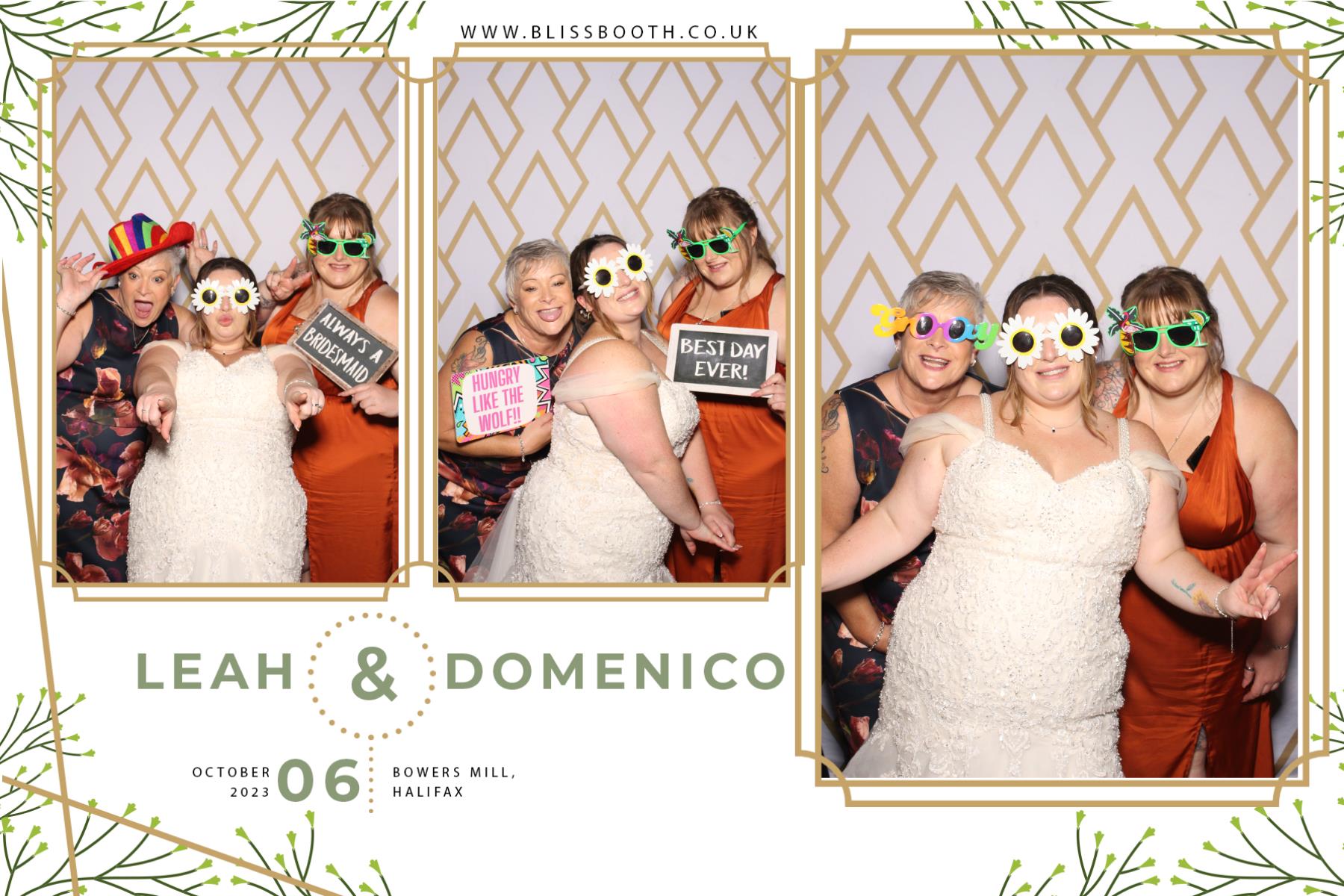Leah and Domenico | View more photos from the event at gallery.blissbooth.co.uk/u/BlissBooth/Leah-and-Domenico
