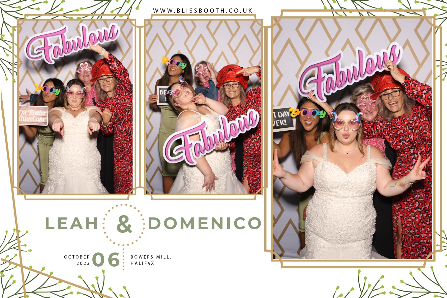 Leah and Domenico | View more photos from the event at gallery.blissbooth.co.uk/u/BlissBooth/Leah-and-Domenico