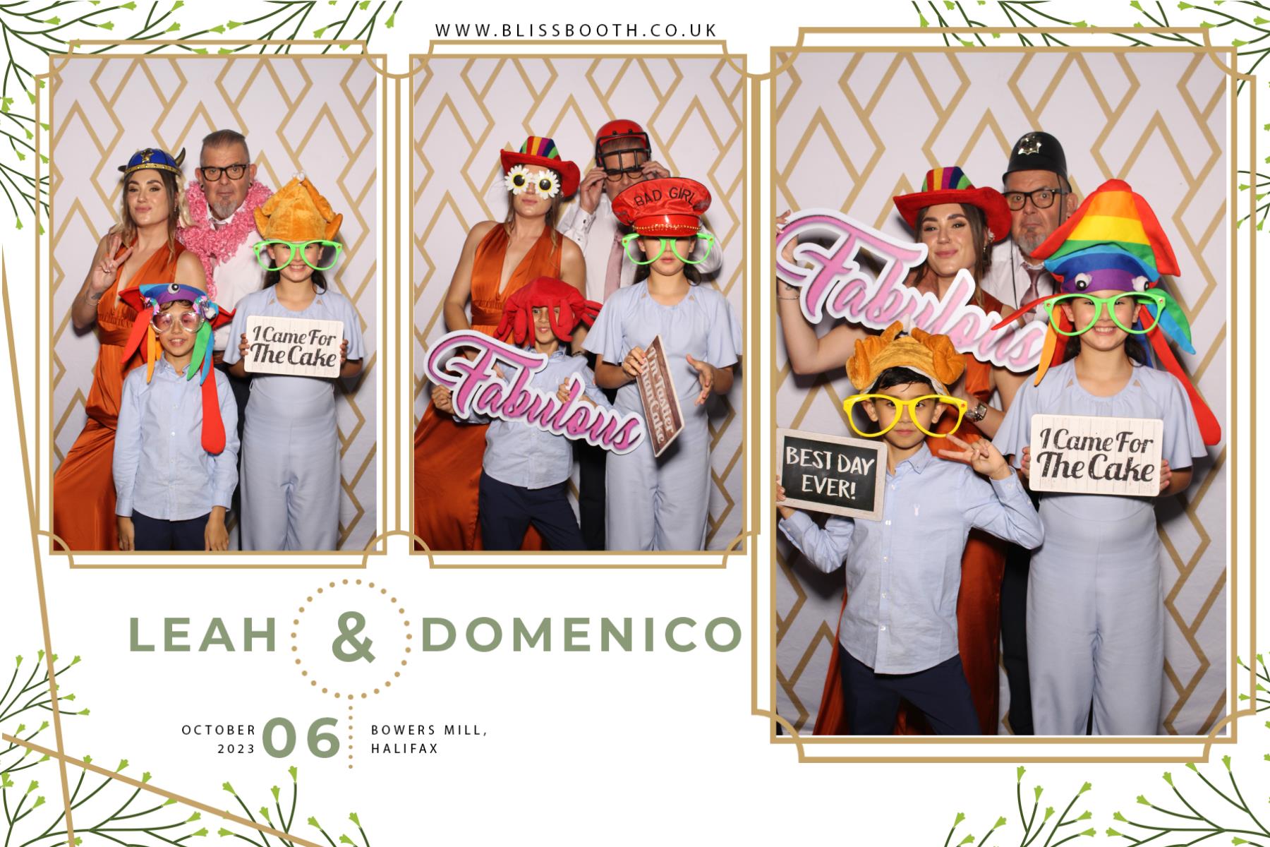 Leah and Domenico | View more photos from the event at gallery.blissbooth.co.uk/u/BlissBooth/Leah-and-Domenico