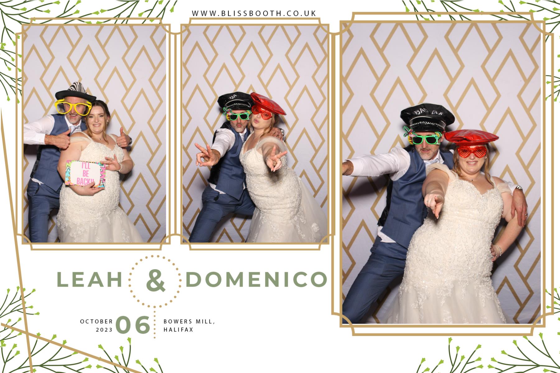 Leah and Domenico | View more photos from the event at gallery.blissbooth.co.uk/u/BlissBooth/Leah-and-Domenico