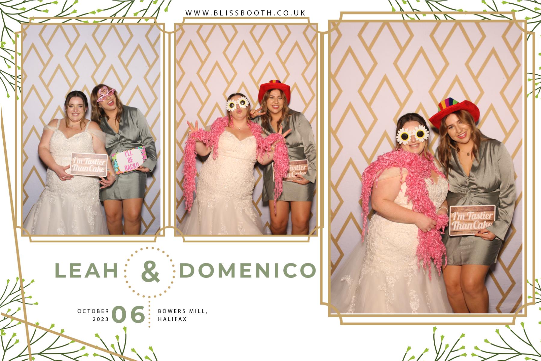 Leah and Domenico | View more photos from the event at gallery.blissbooth.co.uk/u/BlissBooth/Leah-and-Domenico