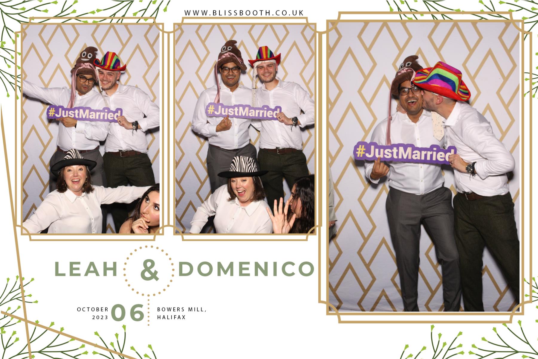 Leah and Domenico | View more photos from the event at gallery.blissbooth.co.uk/u/BlissBooth/Leah-and-Domenico