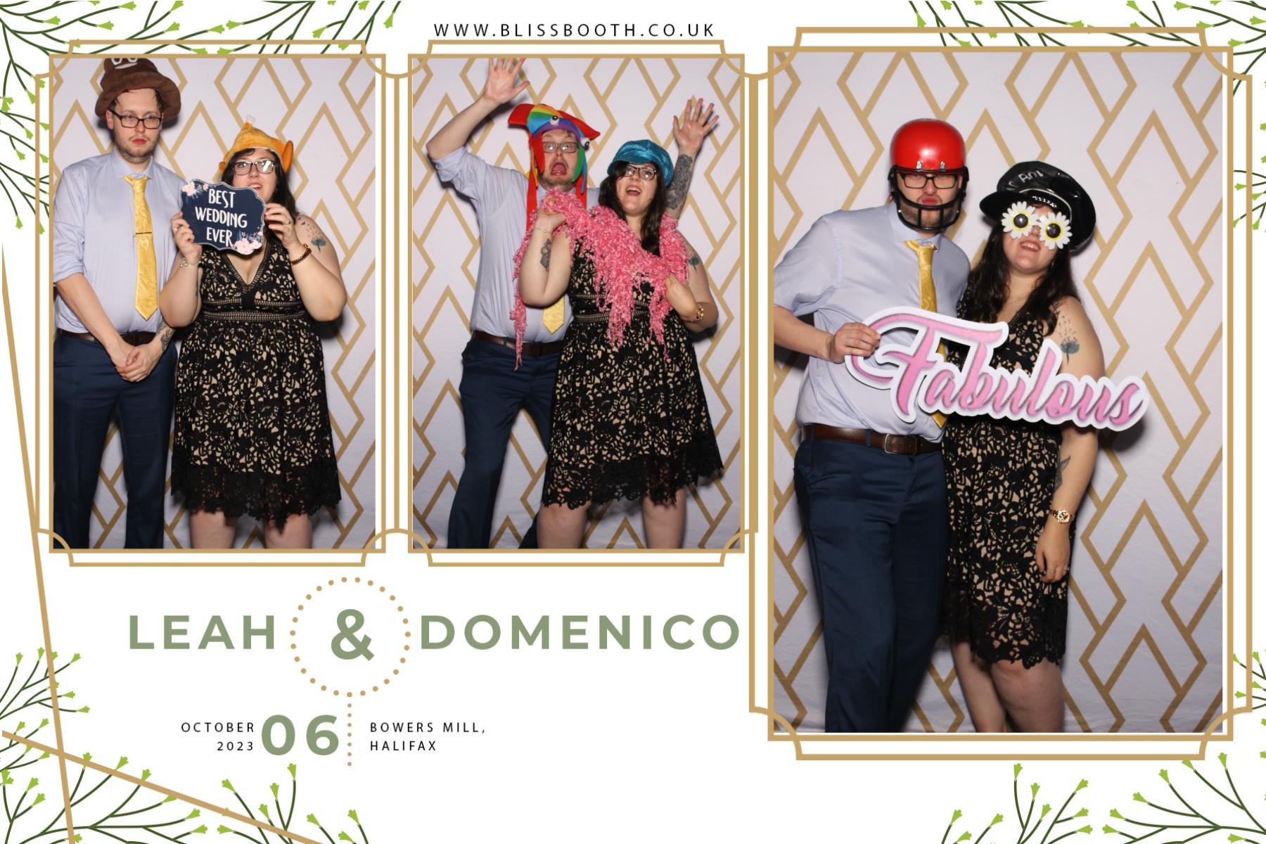 Leah and Domenico | View more photos from the event at gallery.blissbooth.co.uk/u/BlissBooth/Leah-and-Domenico