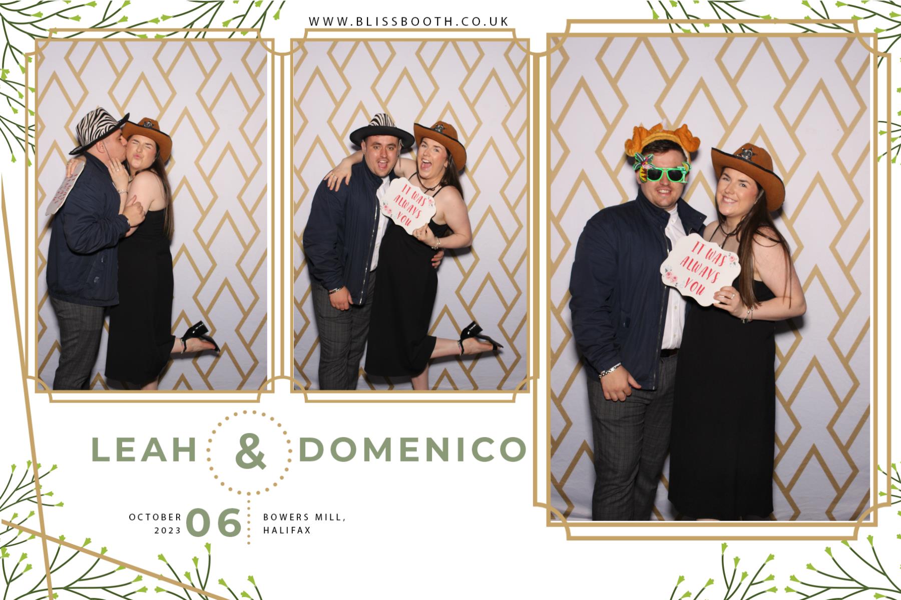 Leah and Domenico | View more photos from the event at gallery.blissbooth.co.uk/u/BlissBooth/Leah-and-Domenico