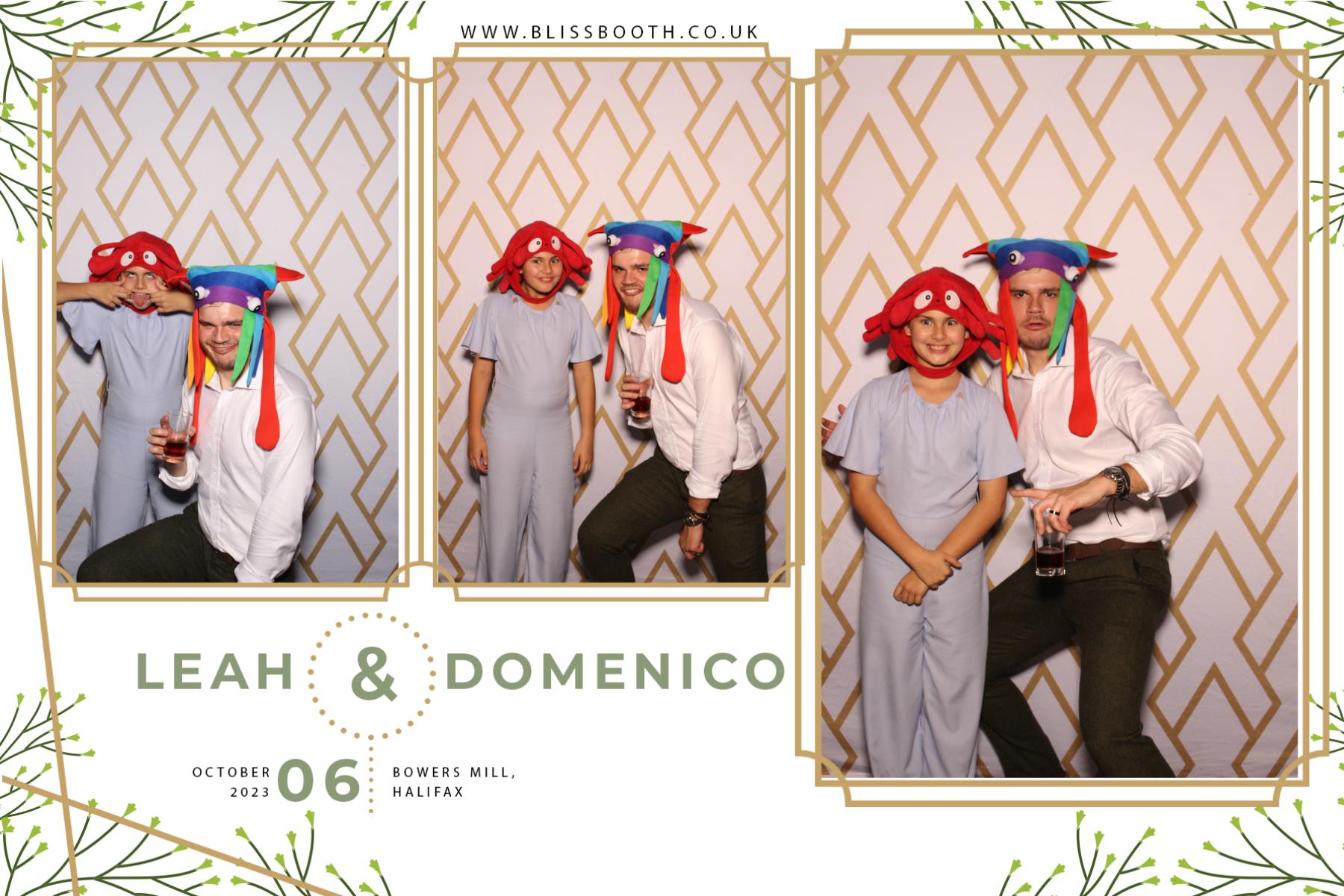 Leah and Domenico | View more photos from the event at gallery.blissbooth.co.uk/u/BlissBooth/Leah-and-Domenico