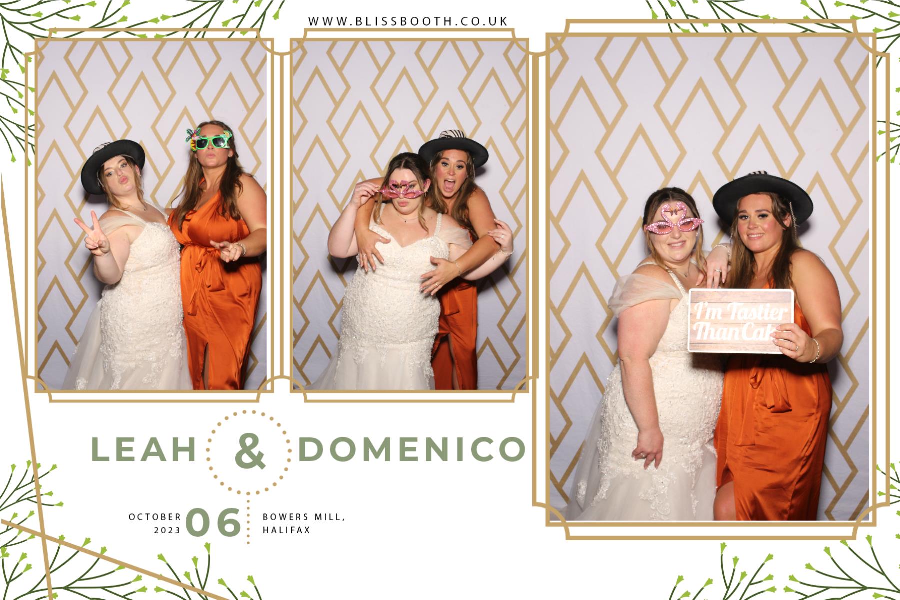 Leah and Domenico | View more photos from the event at gallery.blissbooth.co.uk/u/BlissBooth/Leah-and-Domenico