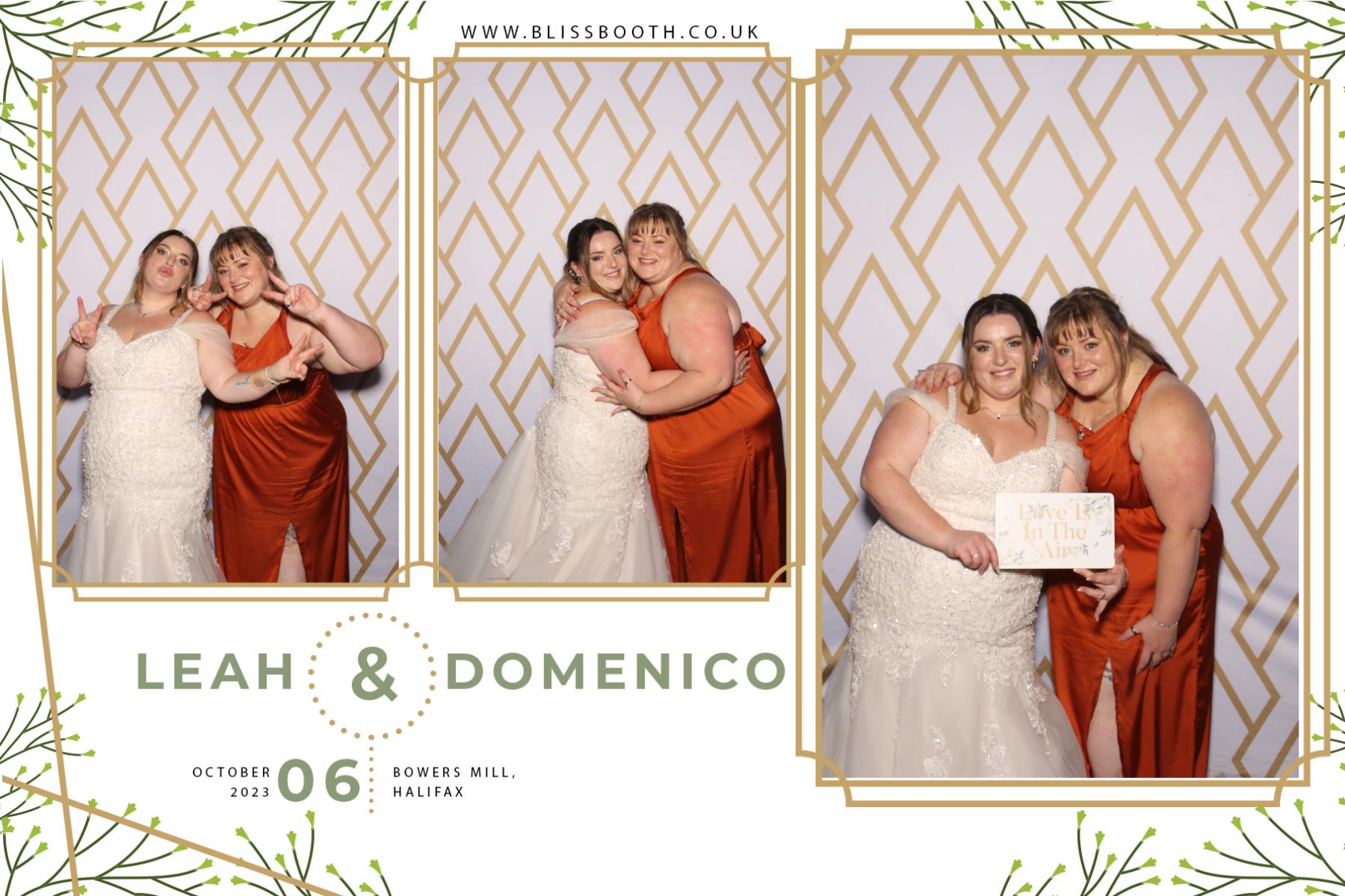 Leah and Domenico | View more photos from the event at gallery.blissbooth.co.uk/u/BlissBooth/Leah-and-Domenico