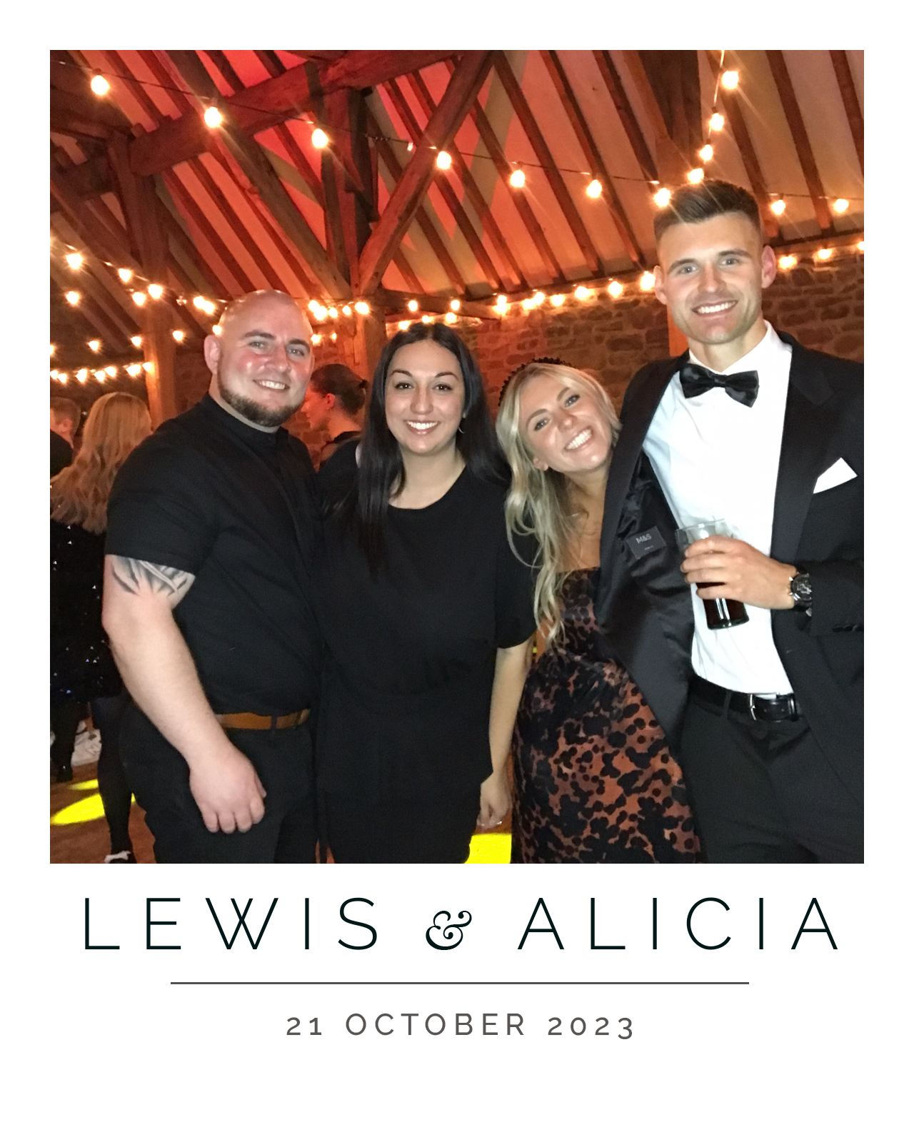 Lewis and Alicia | View more photos from the event at gallery.blissbooth.co.uk/u/BlissBooth/Lewis-and-Alicia