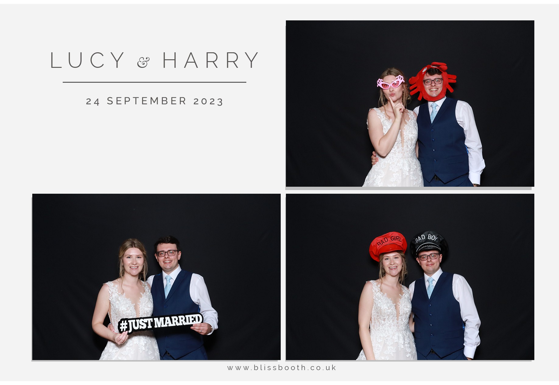 Lucy and Harry | View more photos from the event at gallery.blissbooth.co.uk/u/BlissBooth/Lucy-and-Harry