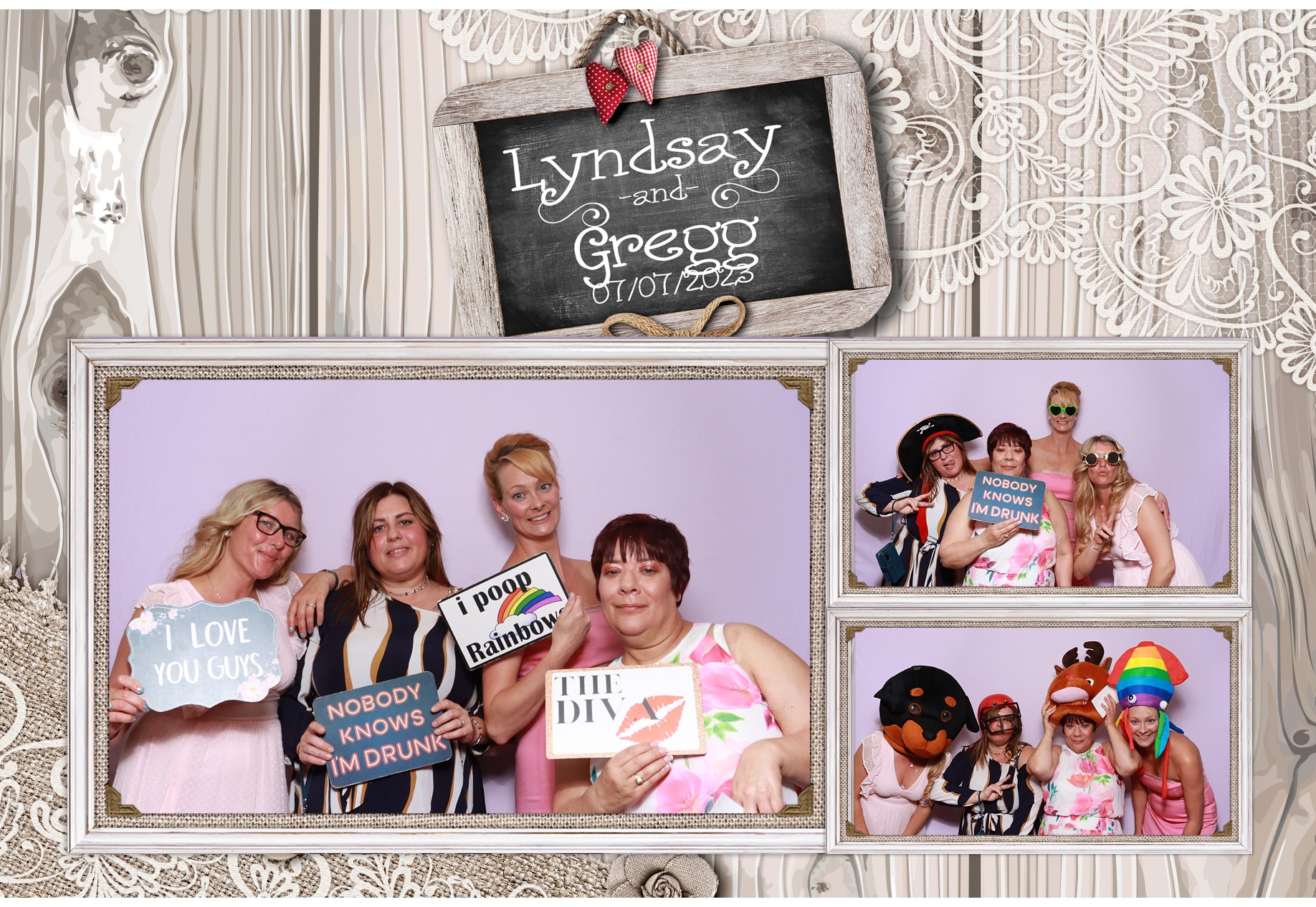 Lyndsay and Gregg | View more photos from the event at gallery.blissbooth.co.uk/u/BlissBooth/Lyndsay-and-Gregg