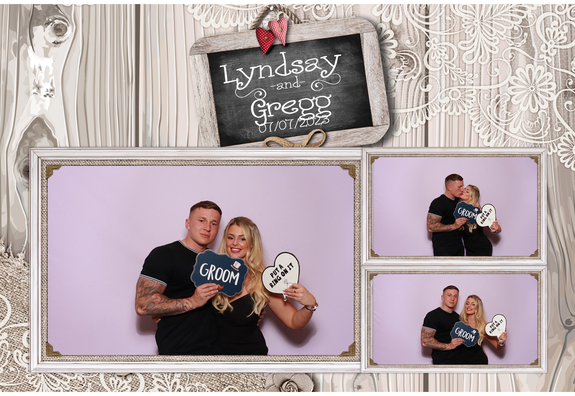 Lyndsay and Gregg | View more photos from the event at gallery.blissbooth.co.uk/u/BlissBooth/Lyndsay-and-Gregg