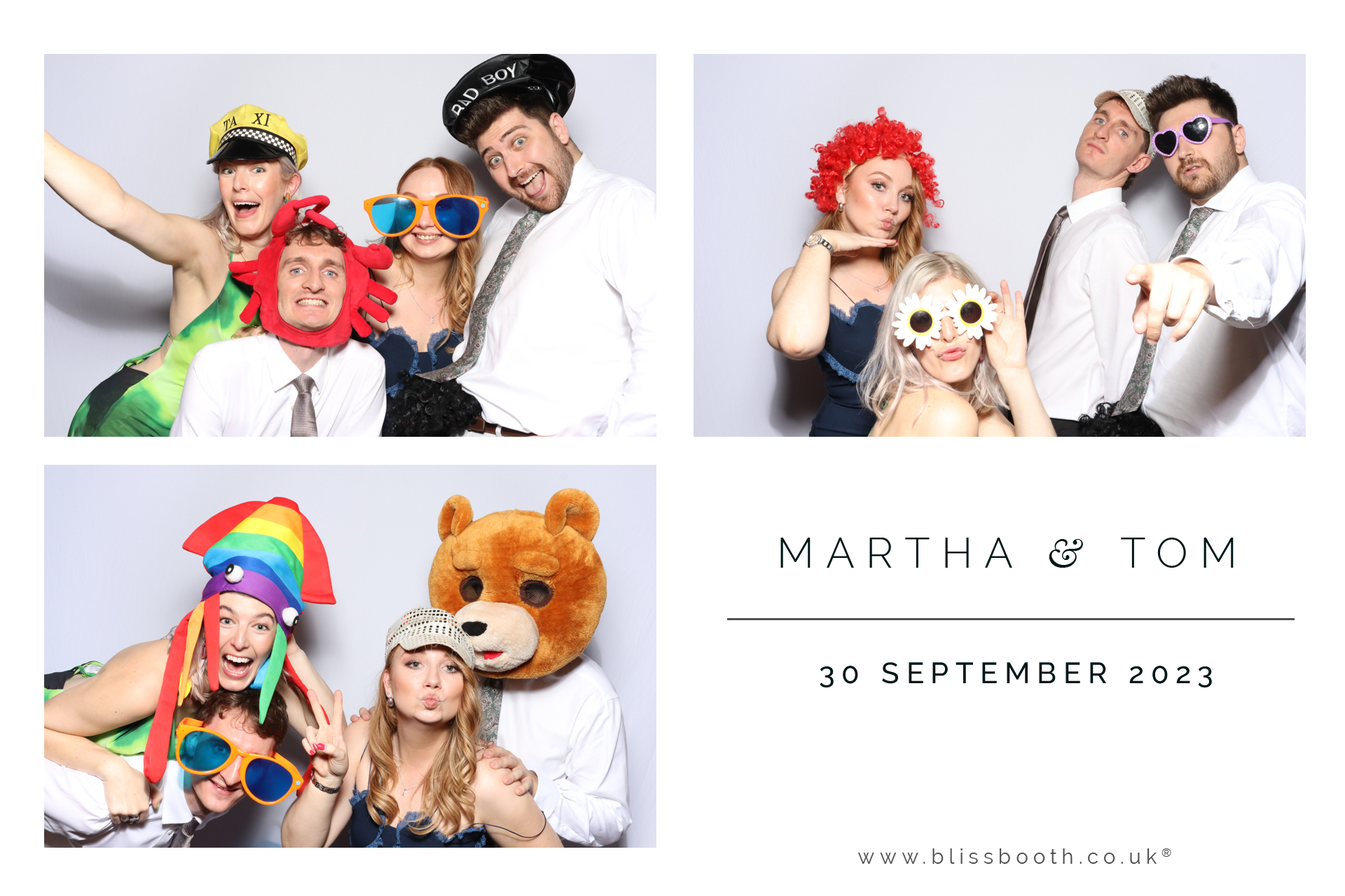 Martha and Tom | View more photos from the event at gallery.blissbooth.co.uk/u/BlissBooth/Martha-and-Tom
