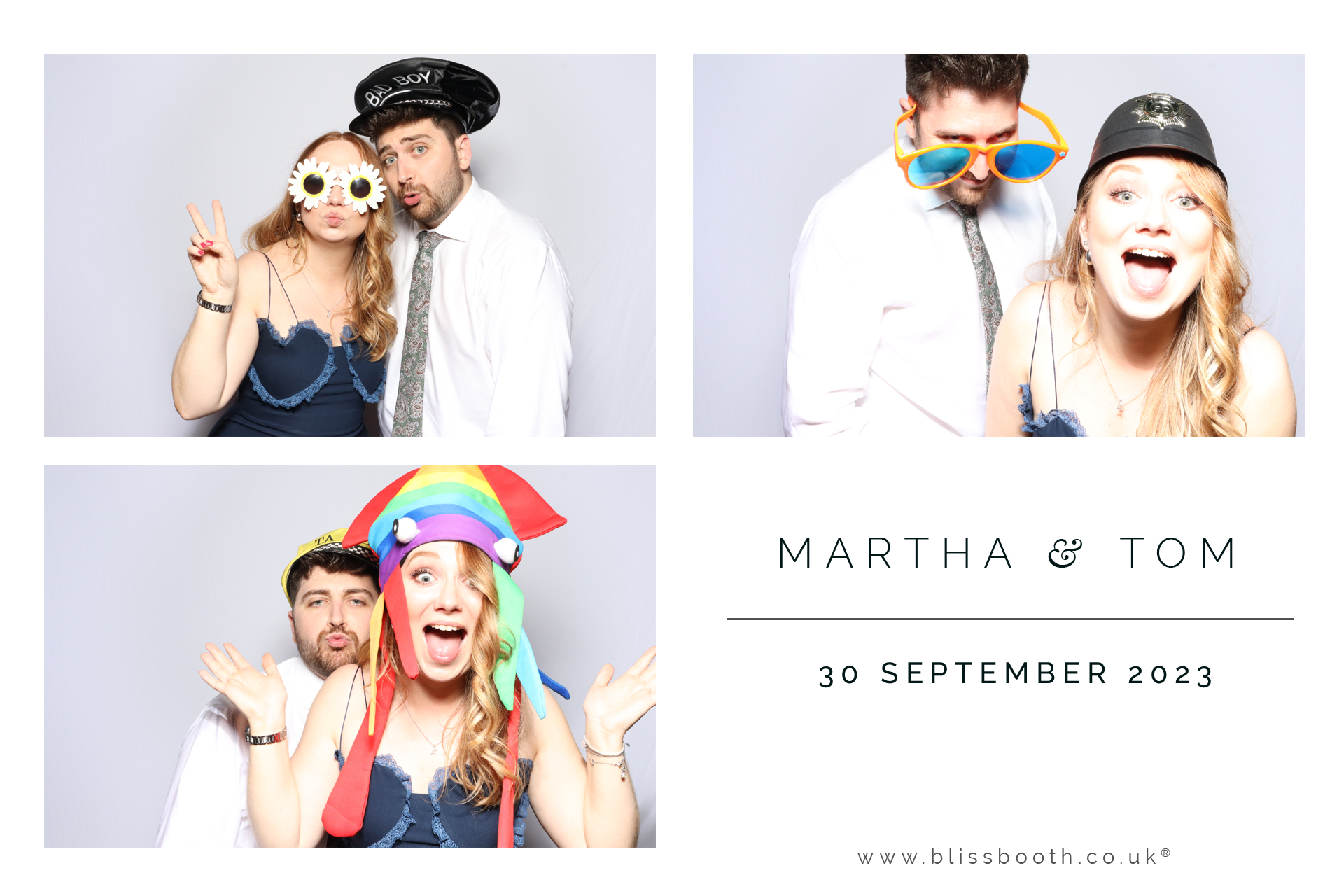 Martha and Tom | View more photos from the event at gallery.blissbooth.co.uk/u/BlissBooth/Martha-and-Tom