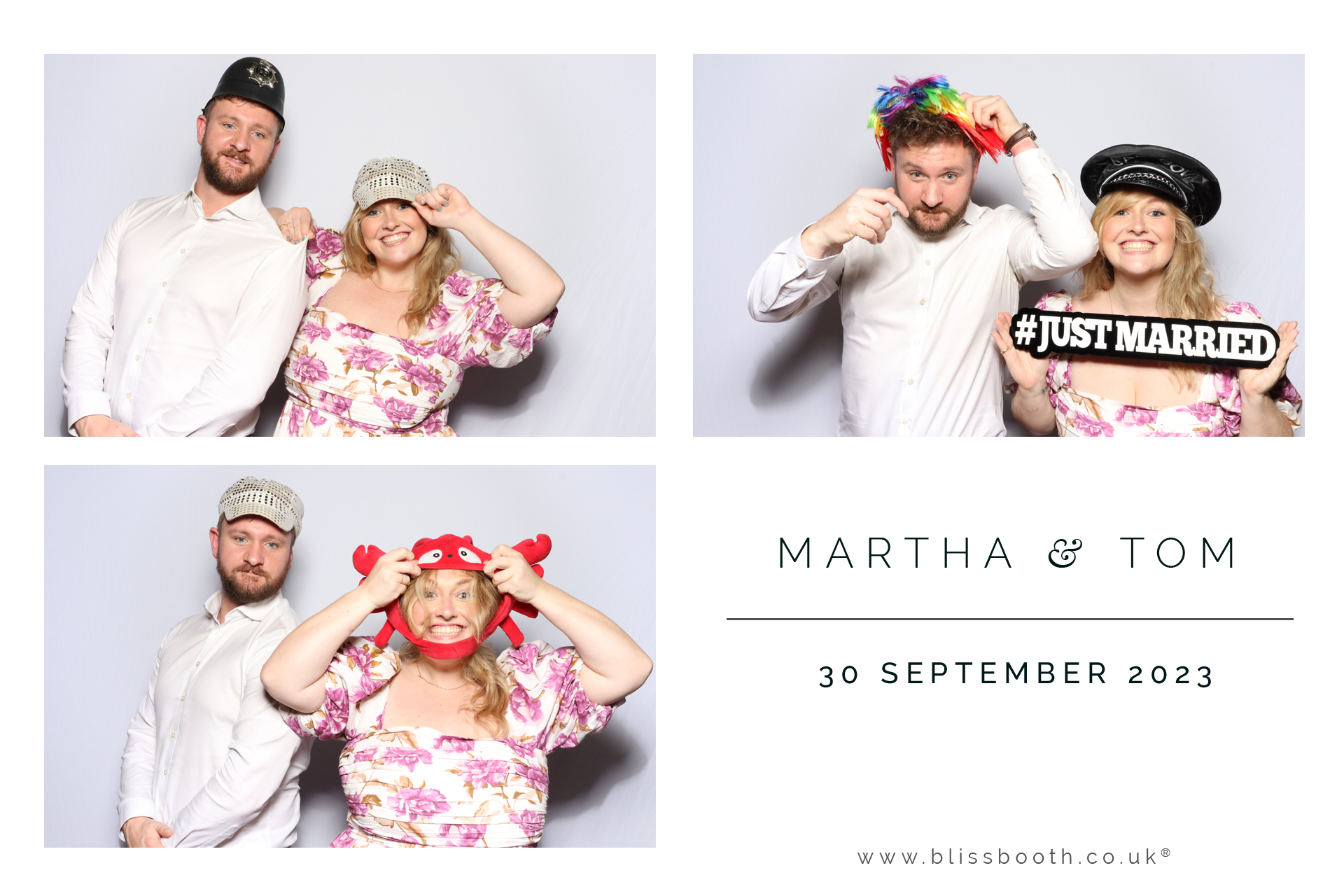 Martha and Tom | View more photos from the event at gallery.blissbooth.co.uk/u/BlissBooth/Martha-and-Tom