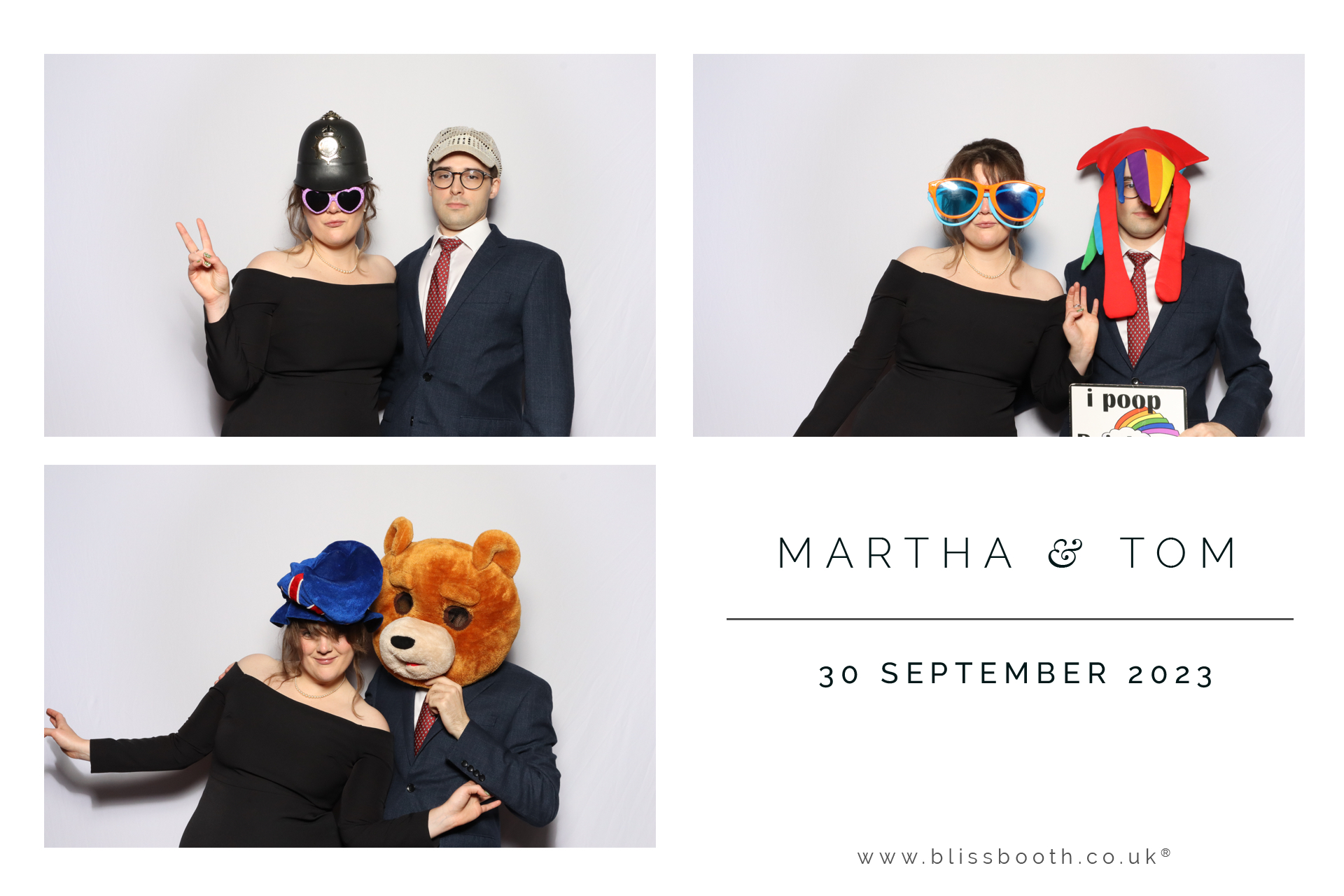 Martha and Tom | View more photos from the event at gallery.blissbooth.co.uk/u/BlissBooth/Martha-and-Tom