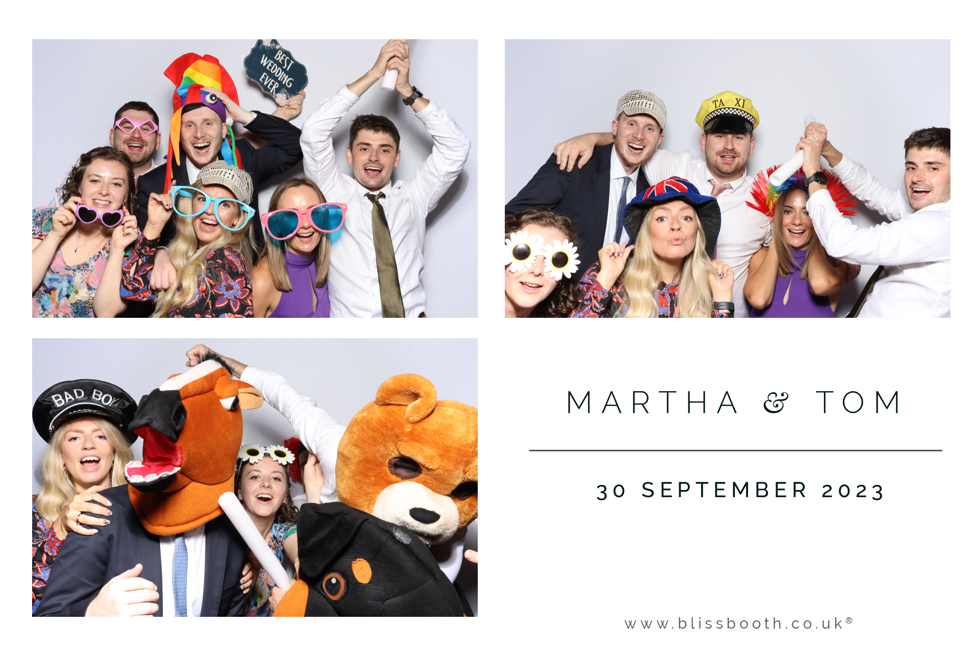 Martha and Tom | View more photos from the event at gallery.blissbooth.co.uk/u/BlissBooth/Martha-and-Tom