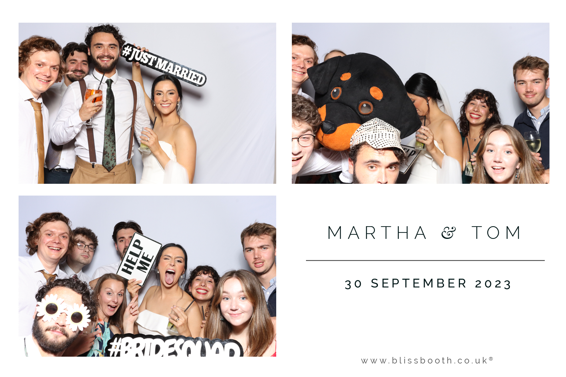 Martha and Tom | View more photos from the event at gallery.blissbooth.co.uk/u/BlissBooth/Martha-and-Tom