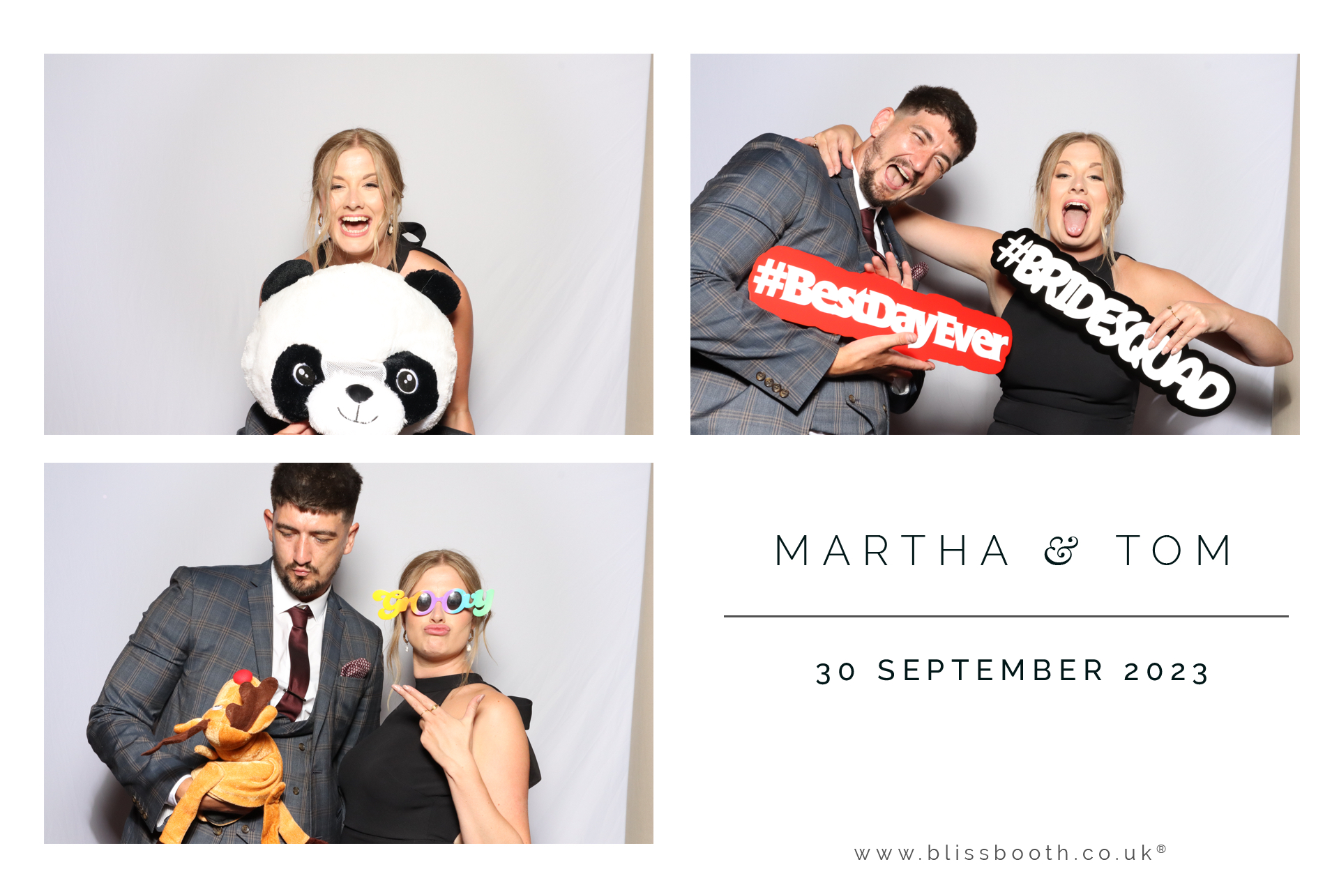 Martha and Tom | View more photos from the event at gallery.blissbooth.co.uk/u/BlissBooth/Martha-and-Tom