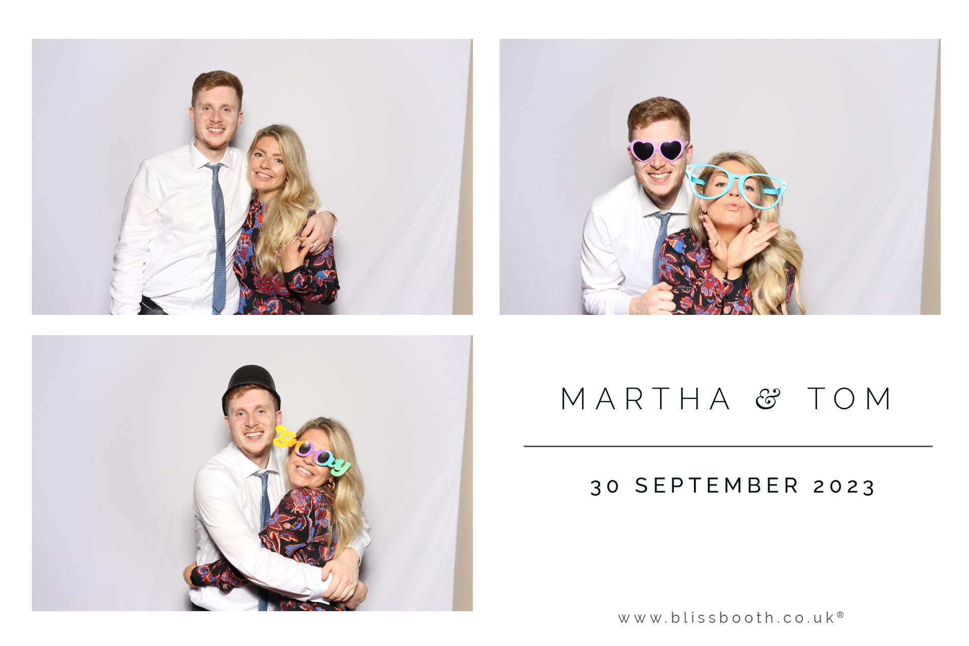 Martha and Tom | View more photos from the event at gallery.blissbooth.co.uk/u/BlissBooth/Martha-and-Tom