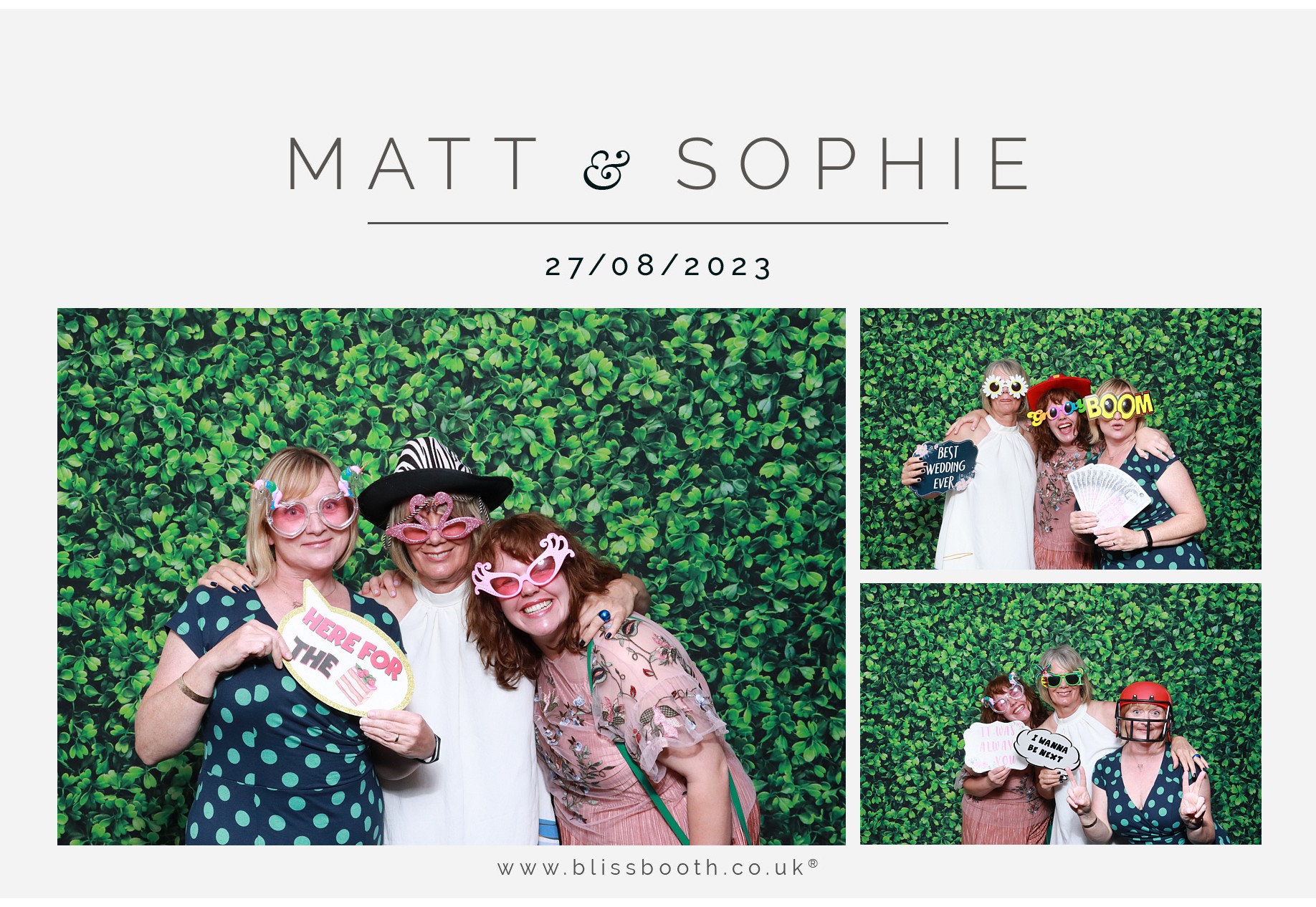 Matt and Sophie  | View more photos from the event at gallery.blissbooth.co.uk/u/BlissBooth/Matt-and-Sophie