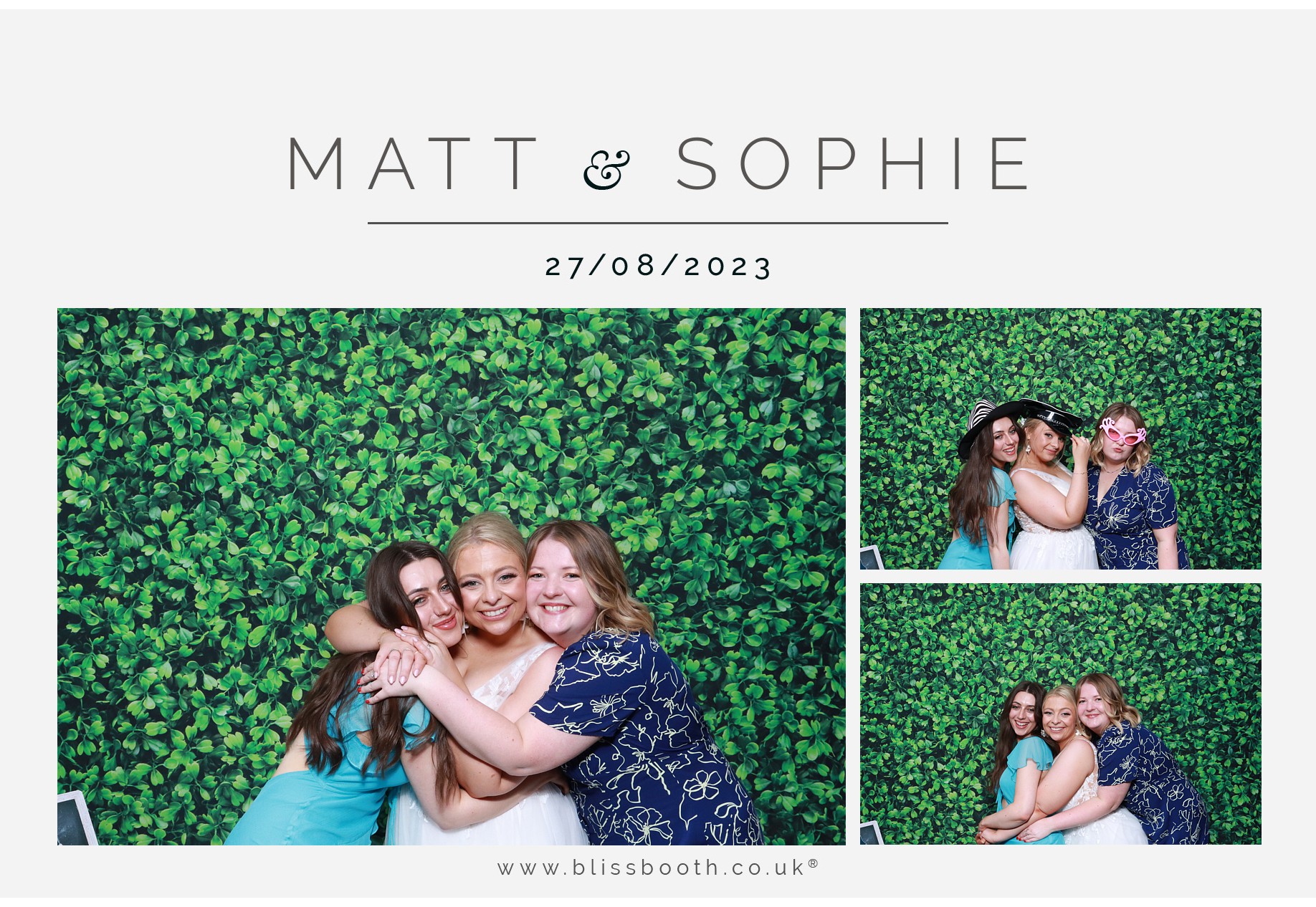 Matt and Sophie  | View more photos from the event at gallery.blissbooth.co.uk/u/BlissBooth/Matt-and-Sophie