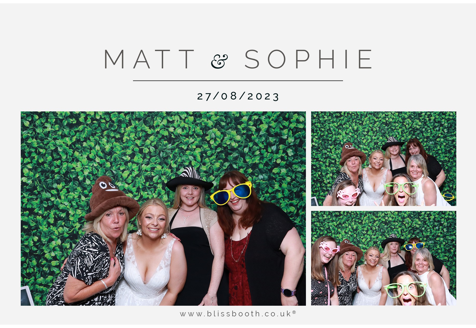 Matt and Sophie  | View more photos from the event at gallery.blissbooth.co.uk/u/BlissBooth/Matt-and-Sophie