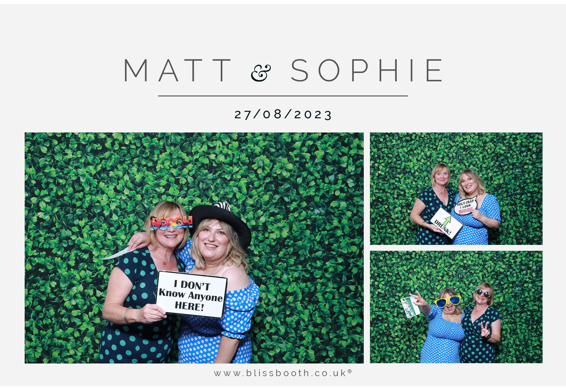 Matt and Sophie  | View more photos from the event at gallery.blissbooth.co.uk/u/BlissBooth/Matt-and-Sophie