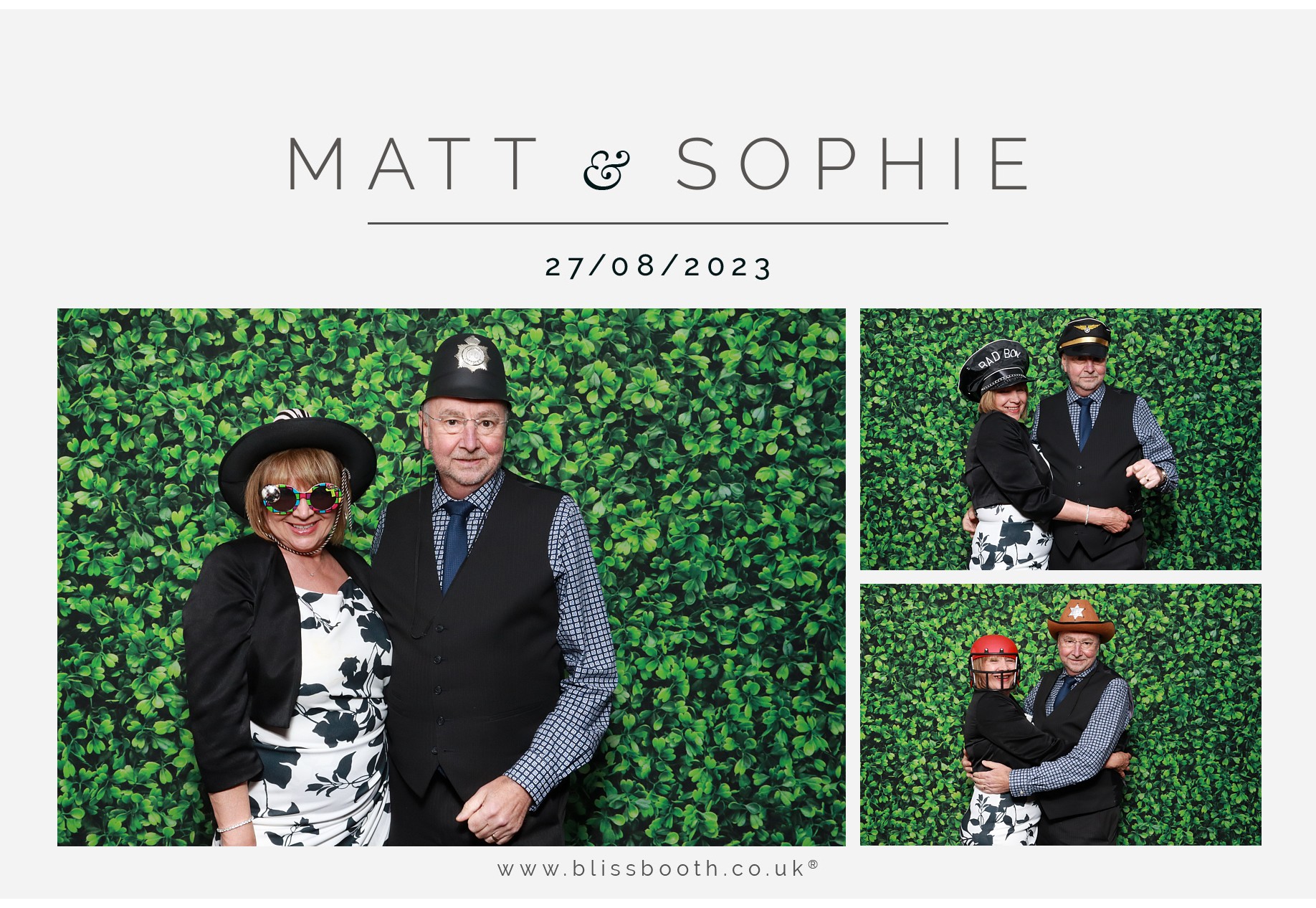 Matt and Sophie  | View more photos from the event at gallery.blissbooth.co.uk/u/BlissBooth/Matt-and-Sophie