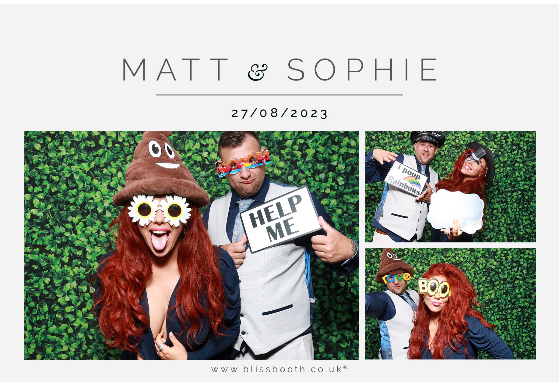 Matt and Sophie  | View more photos from the event at gallery.blissbooth.co.uk/u/BlissBooth/Matt-and-Sophie
