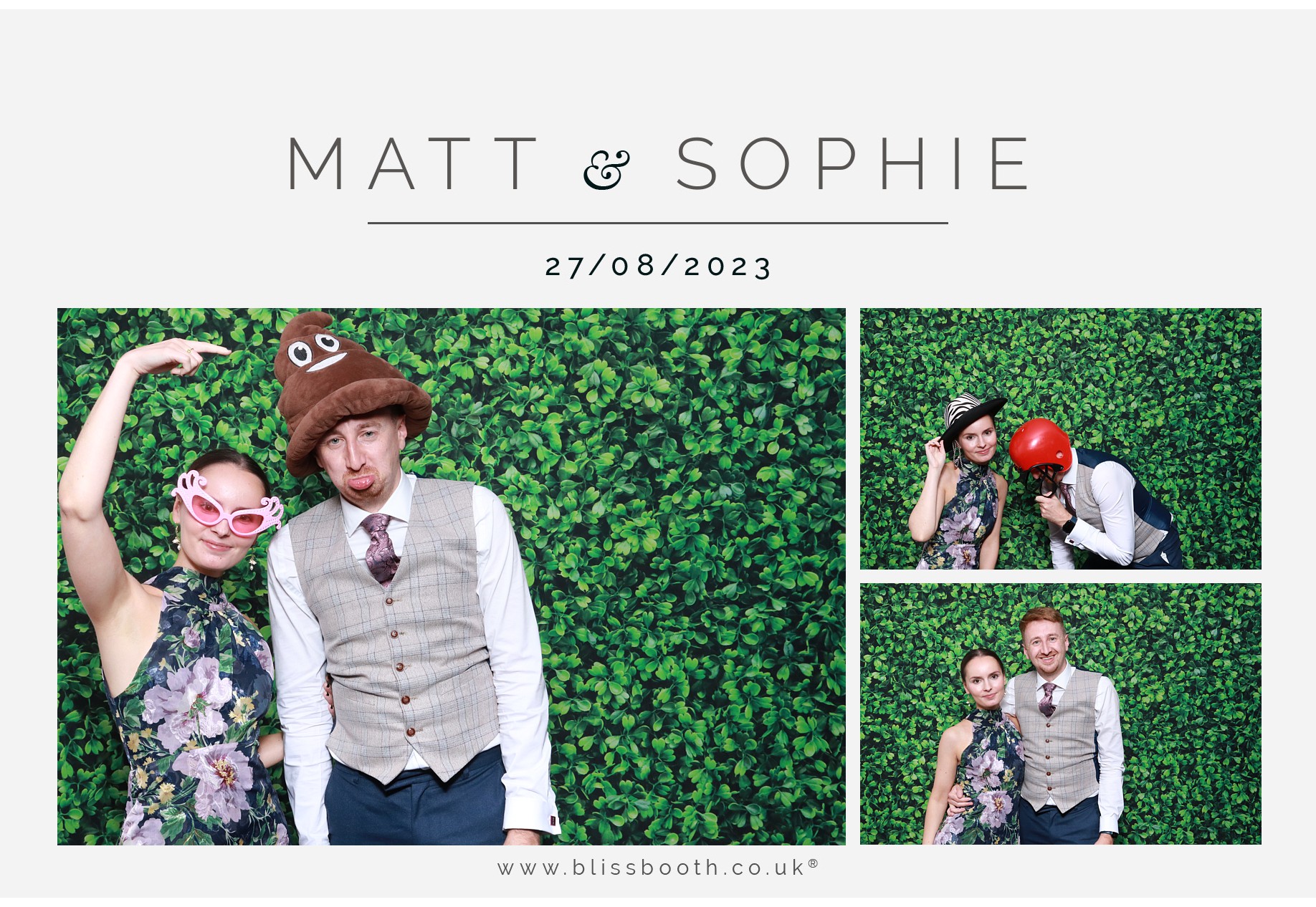 Matt and Sophie  | View more photos from the event at gallery.blissbooth.co.uk/u/BlissBooth/Matt-and-Sophie