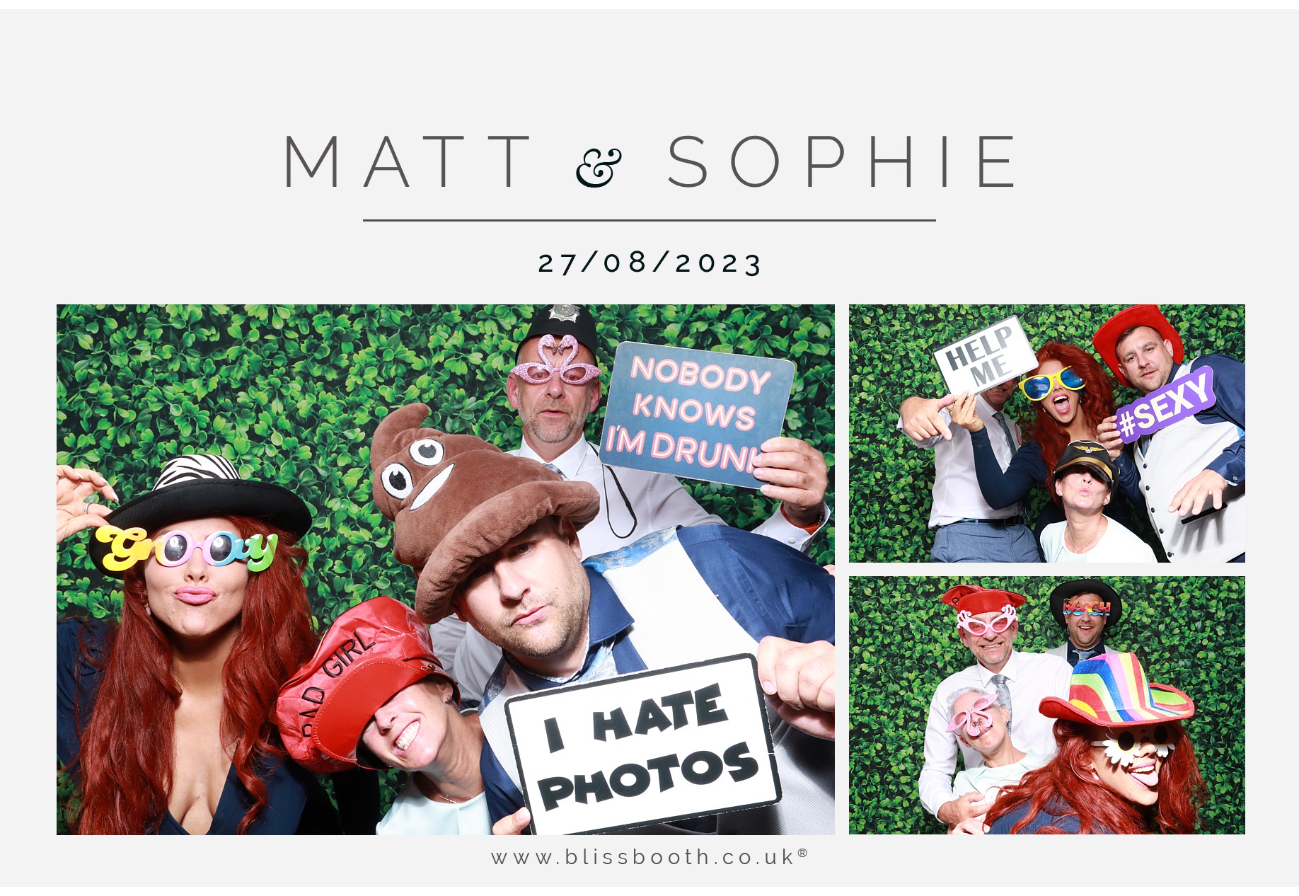 Matt and Sophie  | View more photos from the event at gallery.blissbooth.co.uk/u/BlissBooth/Matt-and-Sophie