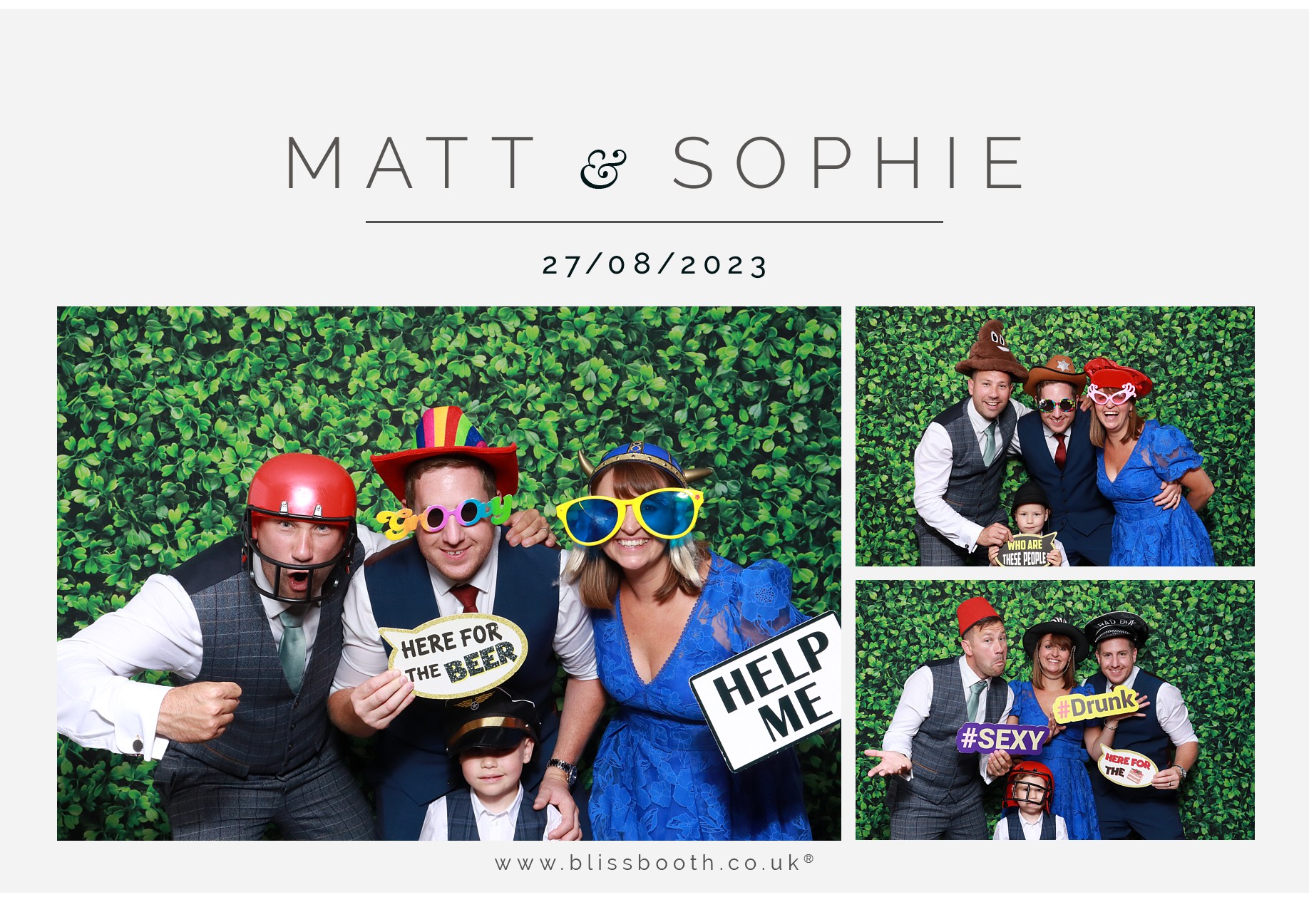 Matt and Sophie  | View more photos from the event at gallery.blissbooth.co.uk/u/BlissBooth/Matt-and-Sophie