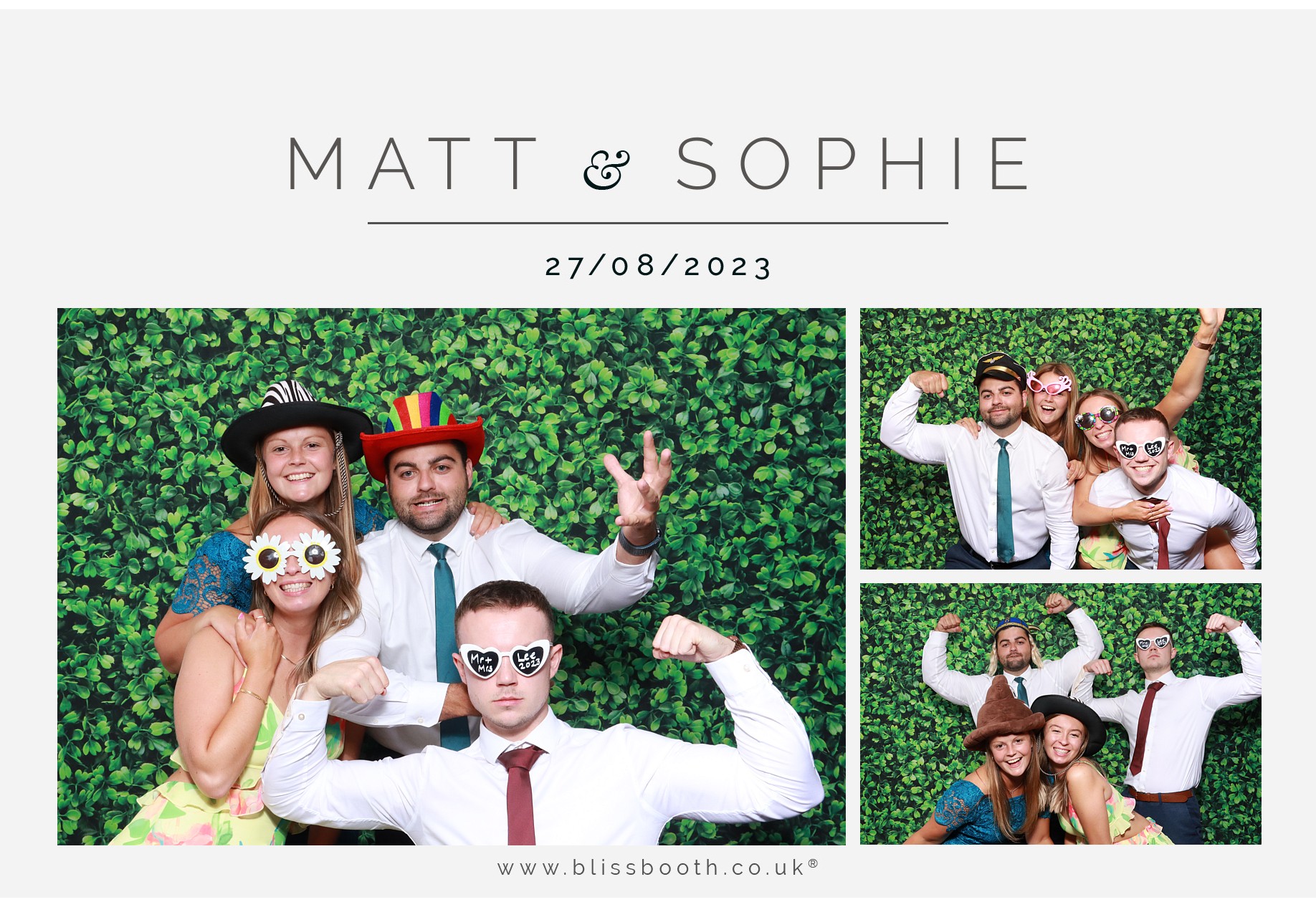 Matt and Sophie  | View more photos from the event at gallery.blissbooth.co.uk/u/BlissBooth/Matt-and-Sophie