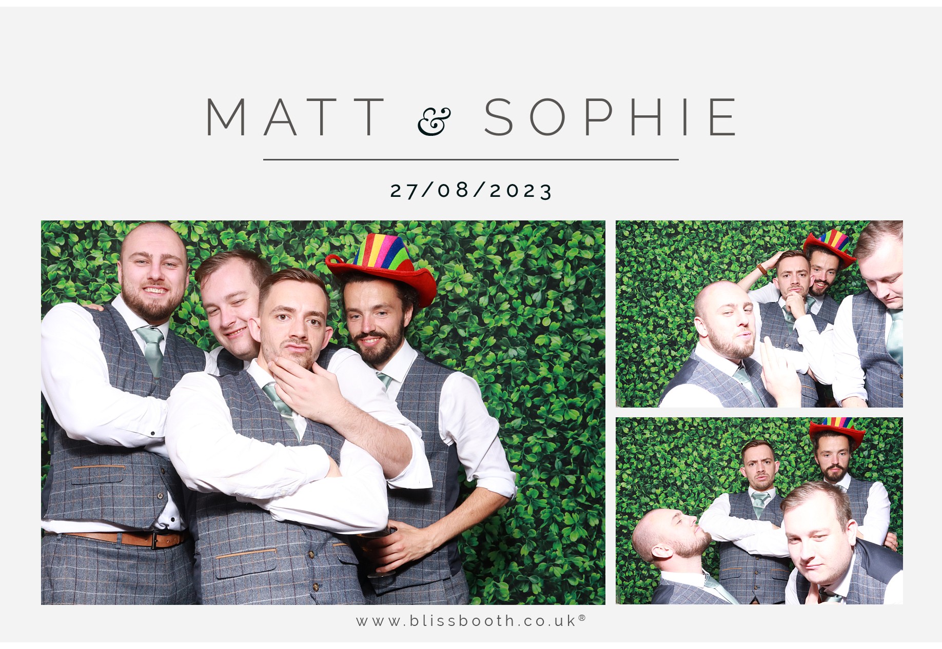 Matt and Sophie  | View more photos from the event at gallery.blissbooth.co.uk/u/BlissBooth/Matt-and-Sophie