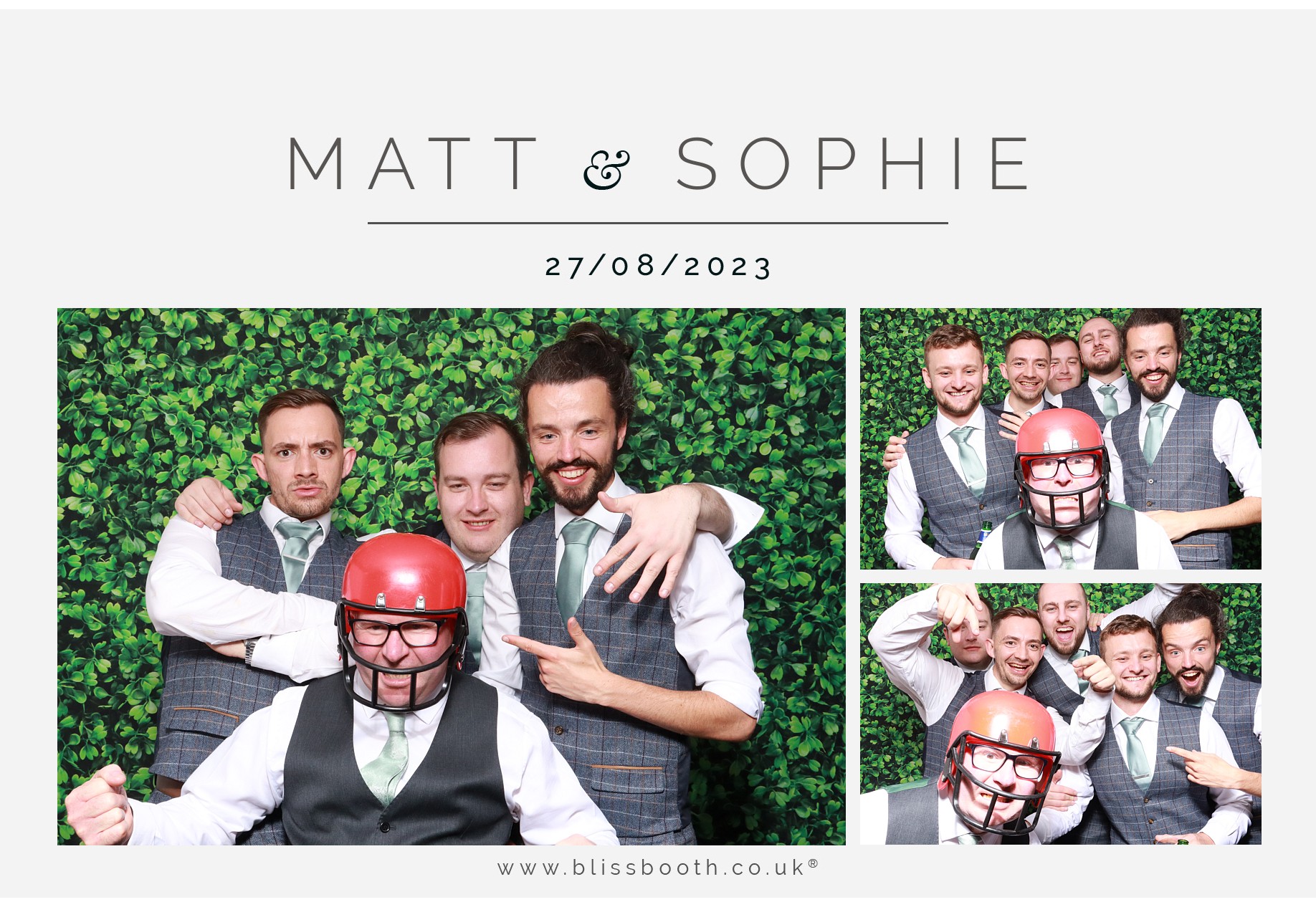 Matt and Sophie  | View more photos from the event at gallery.blissbooth.co.uk/u/BlissBooth/Matt-and-Sophie
